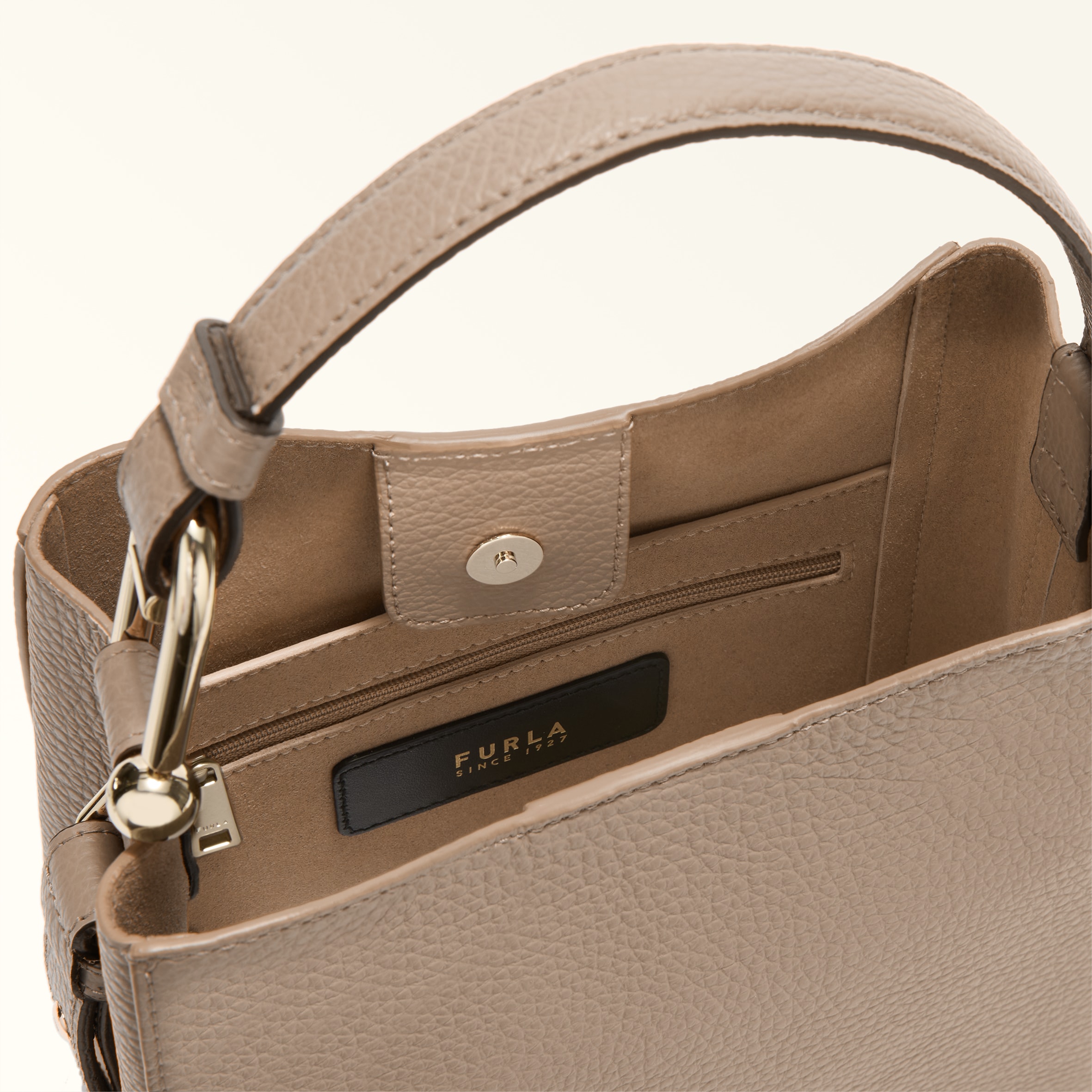 バケットバッグ MINI STUCCO GRAY Furla Nuvola | Furla JP