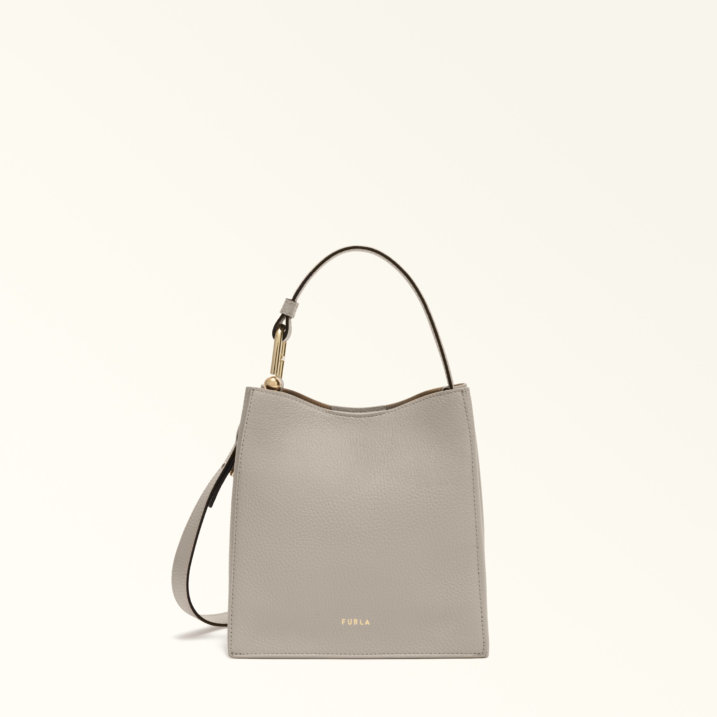 FURLA フルラウラニアレザーショルダーバッグ グレイ系 フルラ FURLA  