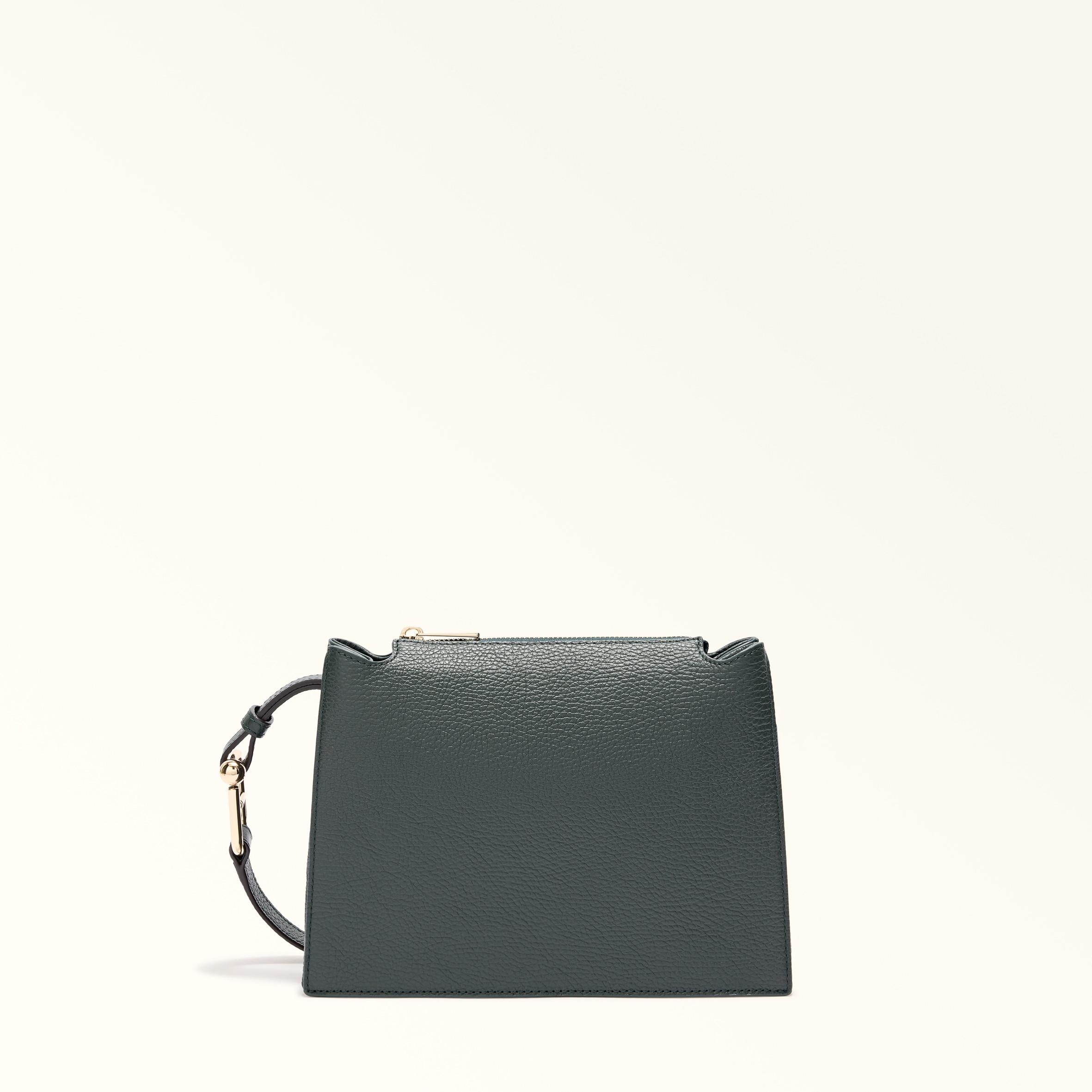 Furla Nuvola Borsa A Tracolla S Deep Green Pelle Di Vitello Granata Donna In Black