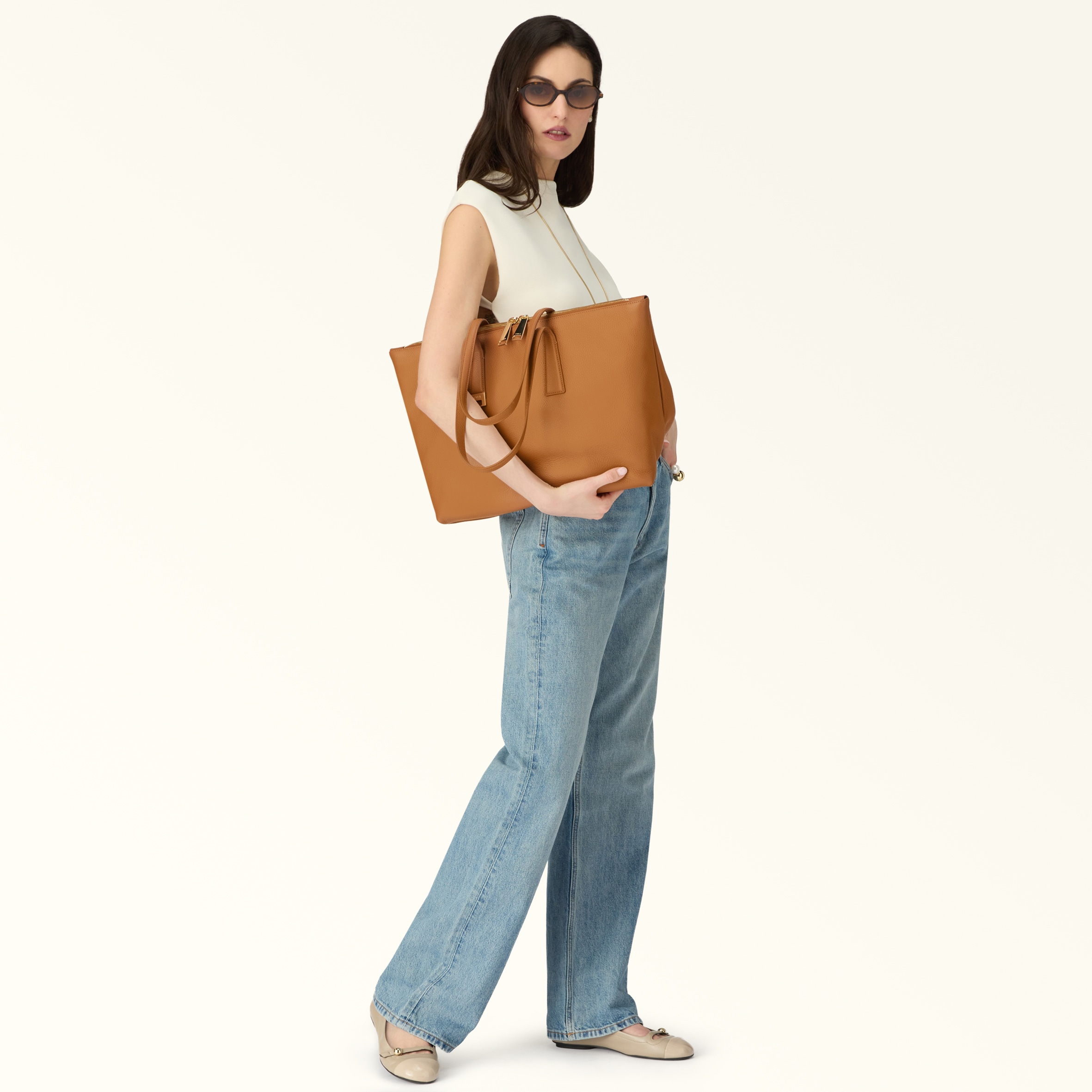 Tote L TABACCO Furla Olivia | Furla US