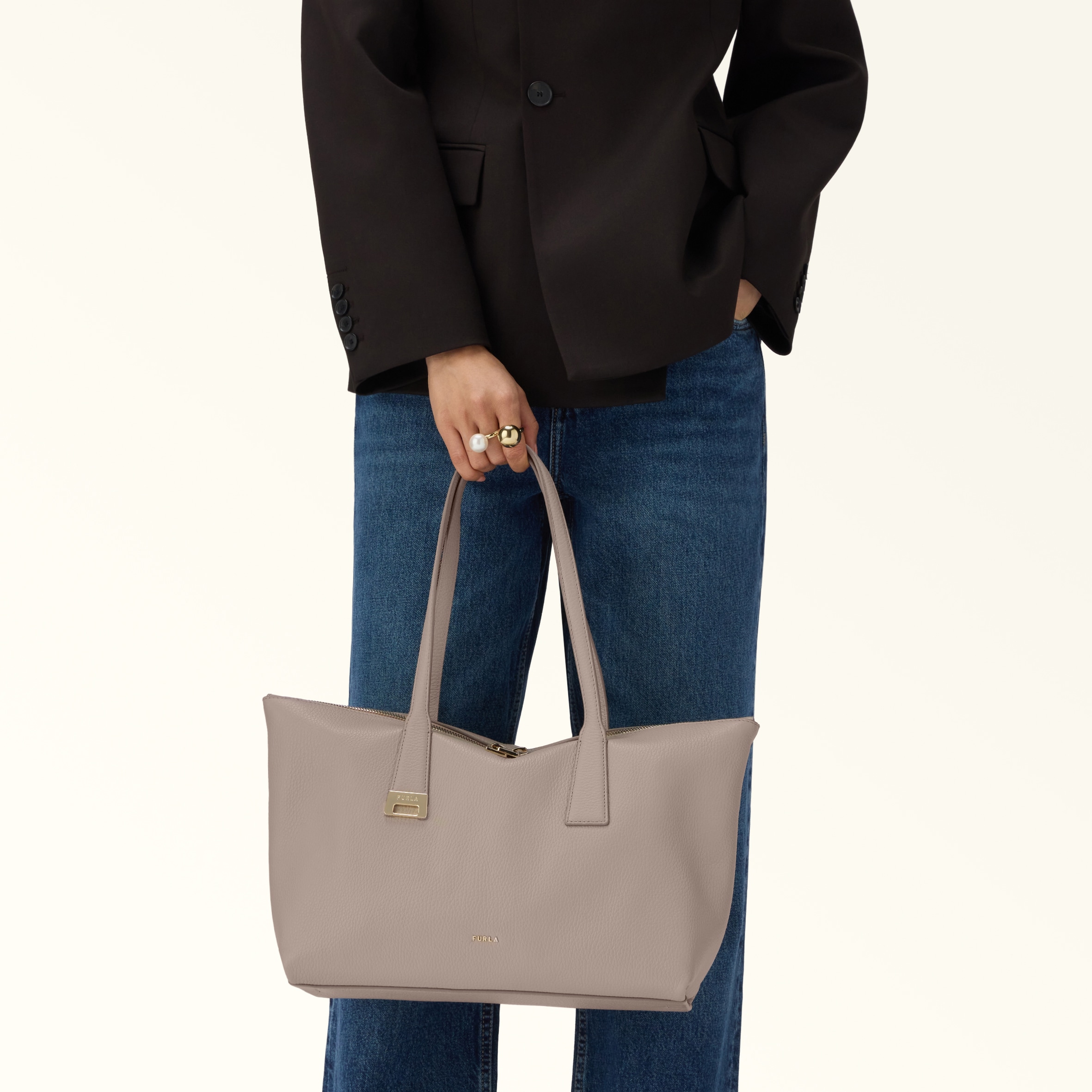 トートバッグ M LINEN Furla Olivia | Furla JP