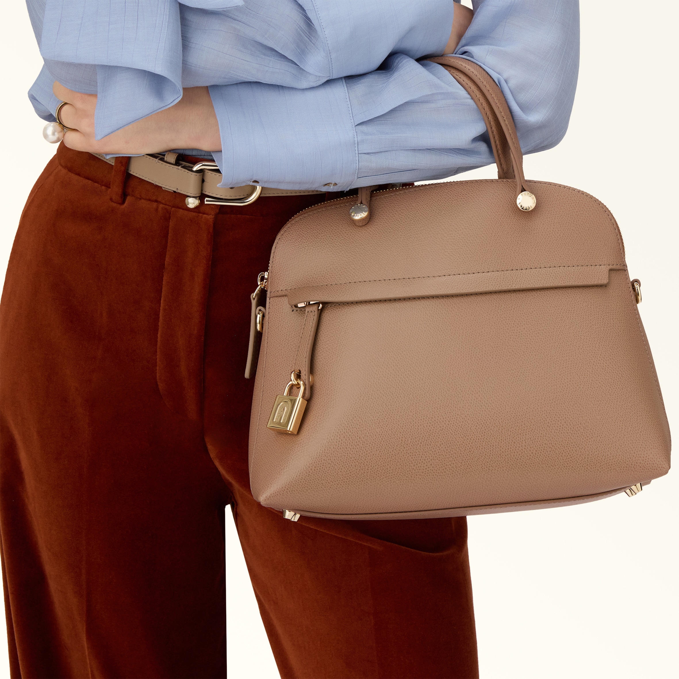 ハンドバッグ M GREIGE Furla Piper | Furla JP