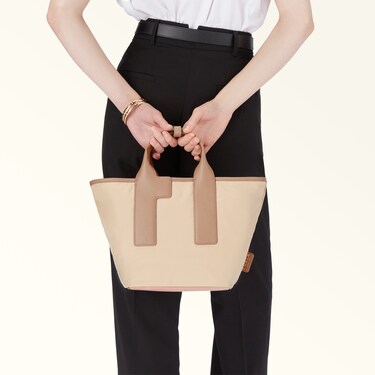 Tote M BALLERINA i+ALBA+GREIGE Furla Piuma | Furla US