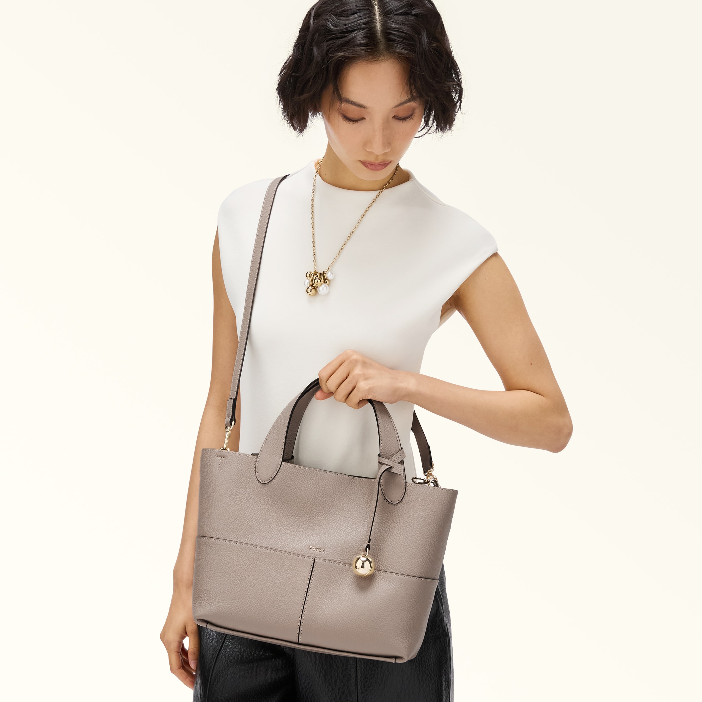 トートバッグ M LINEN Furla Primrose | Furla JP