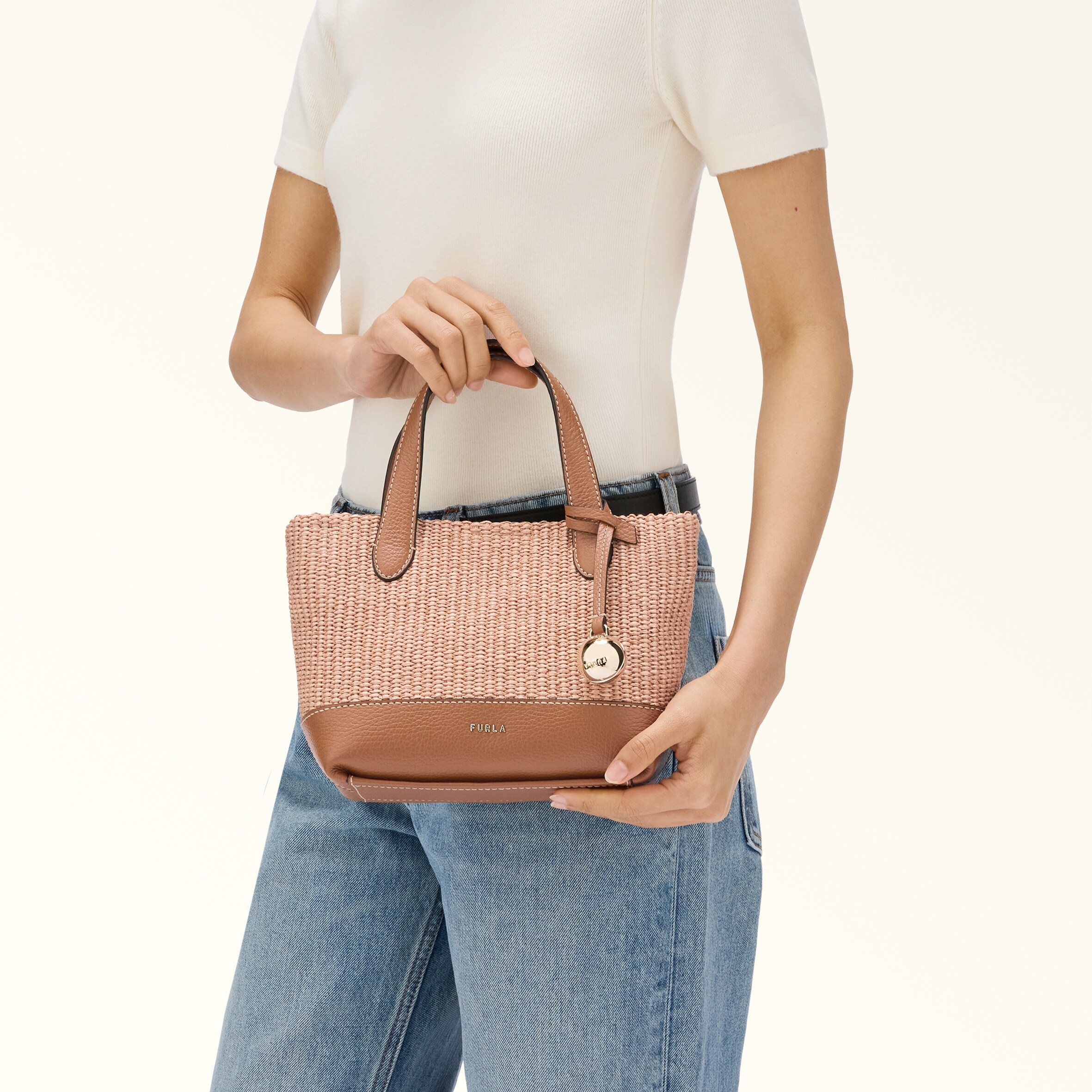 トートバッグ MINI TONI NATURALE Furla Primrose | Furla JP