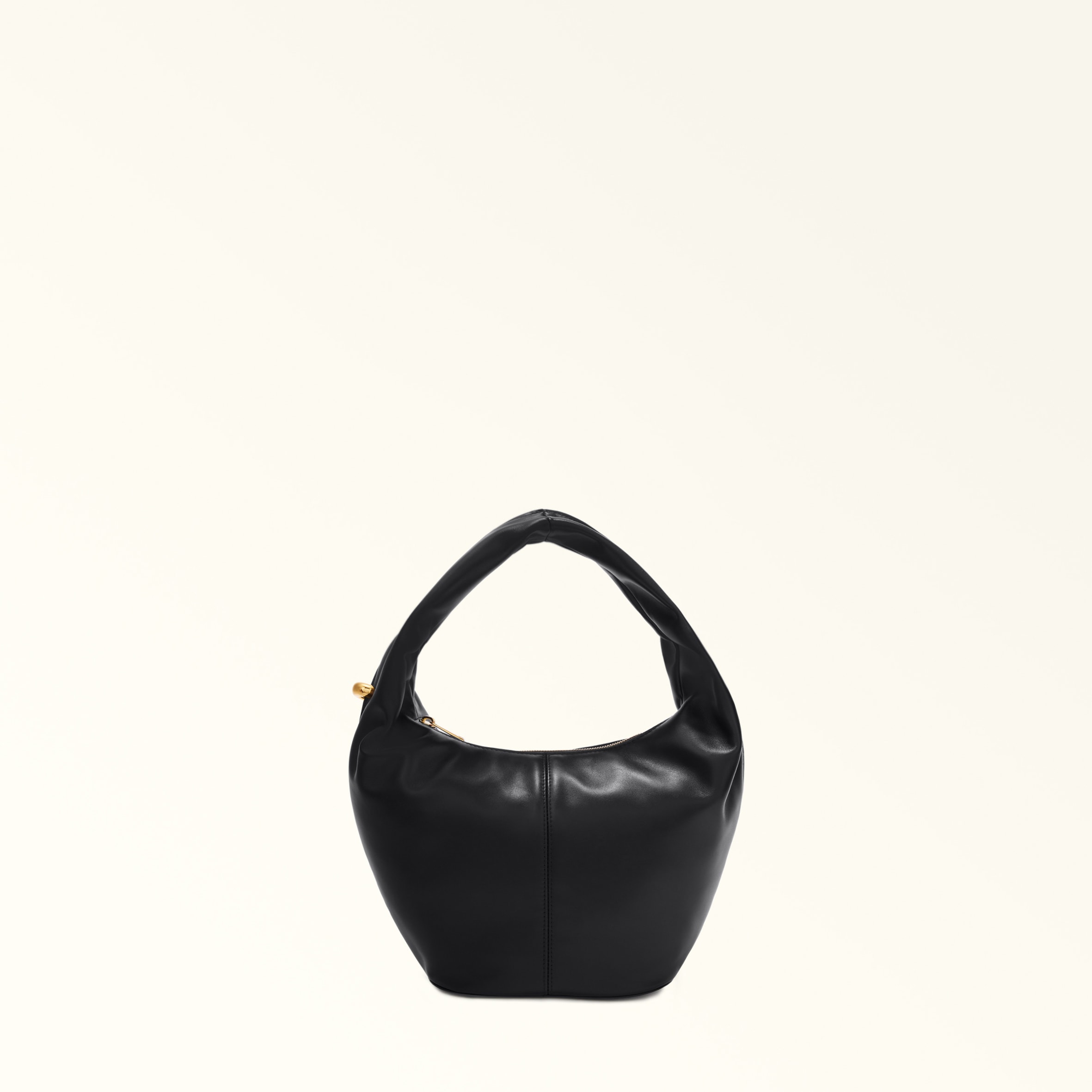 Furla Ring Borsa A Spalla M Nero Nero Pelle Di Vitello Verona Donna
