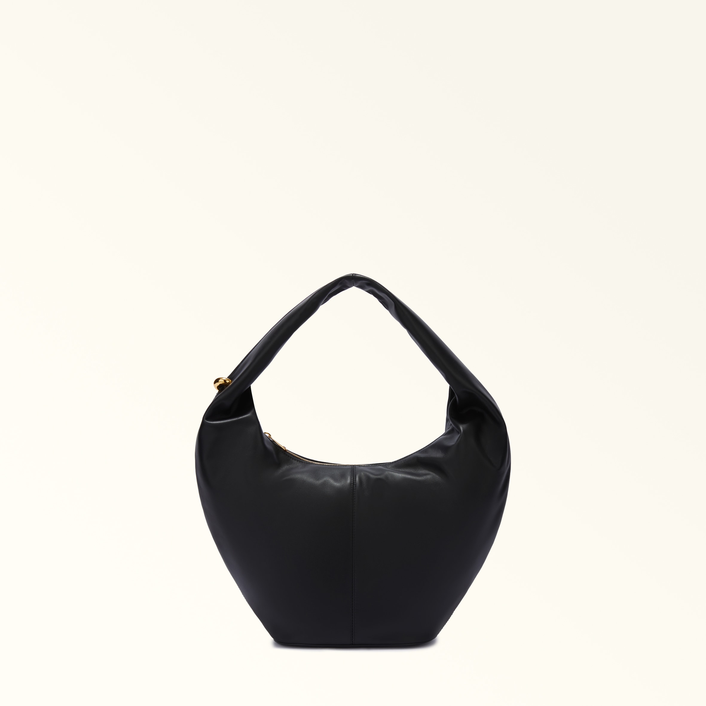 Furla Ring Borsa A Spalla S Nero Nero Pelle Di Vitello Verona Donna