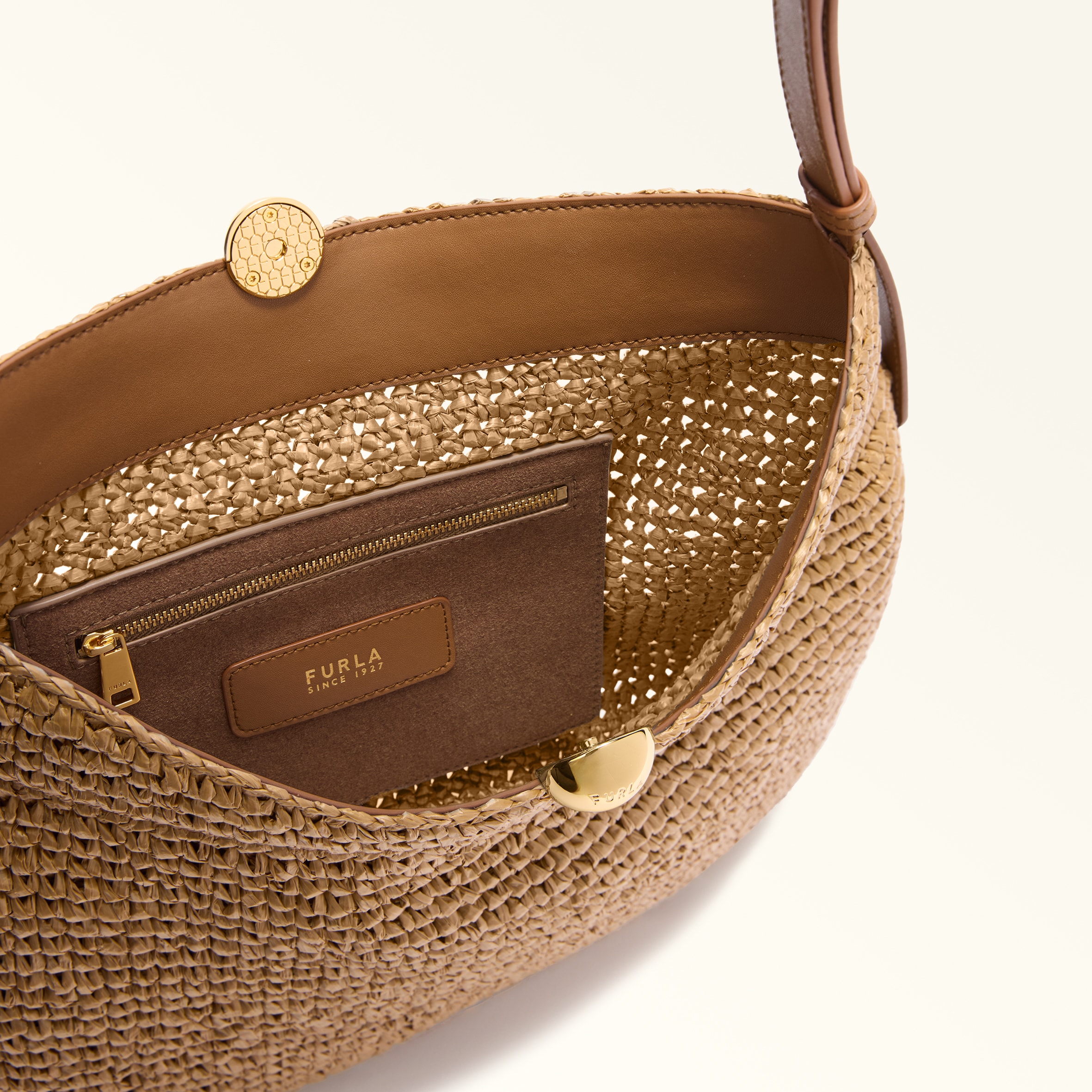 Shoulder Bag L LINEN Furla Sfera Soft | Furla US