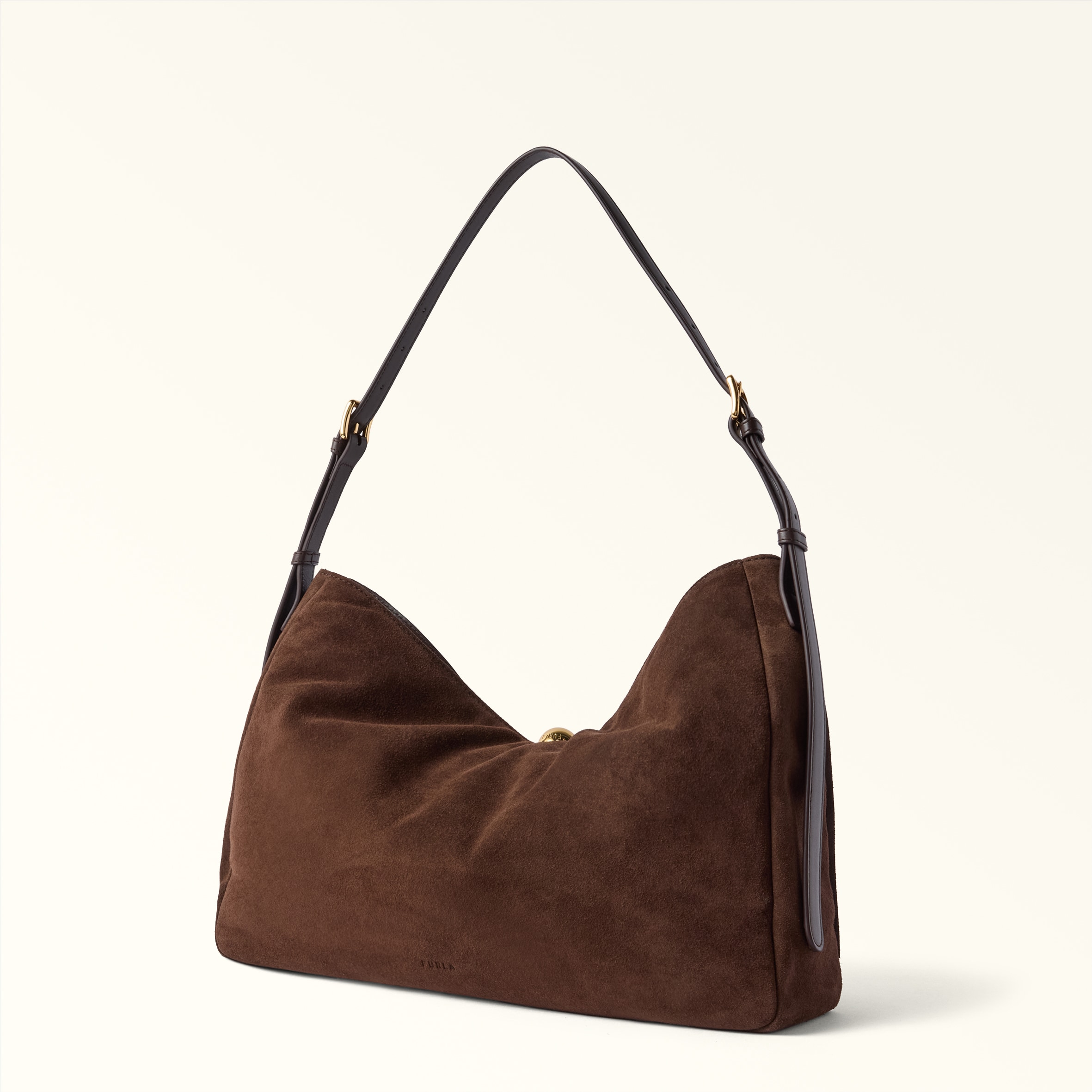 Borsa A Spalla L Toni Cioccolato Furla Sfera Soft