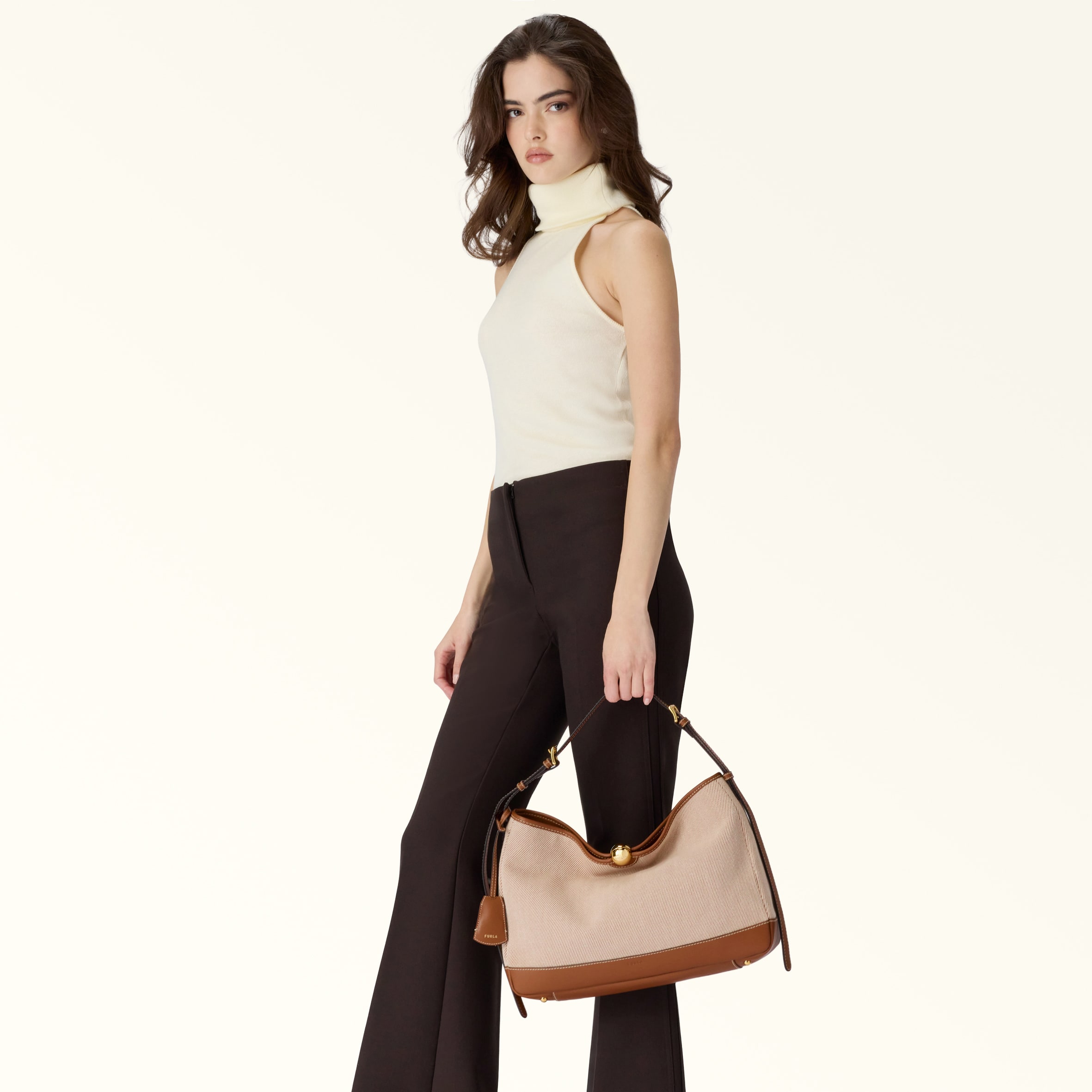 Shoulder Bag L TONI COGNAC Furla Sfera Soft | Furla US