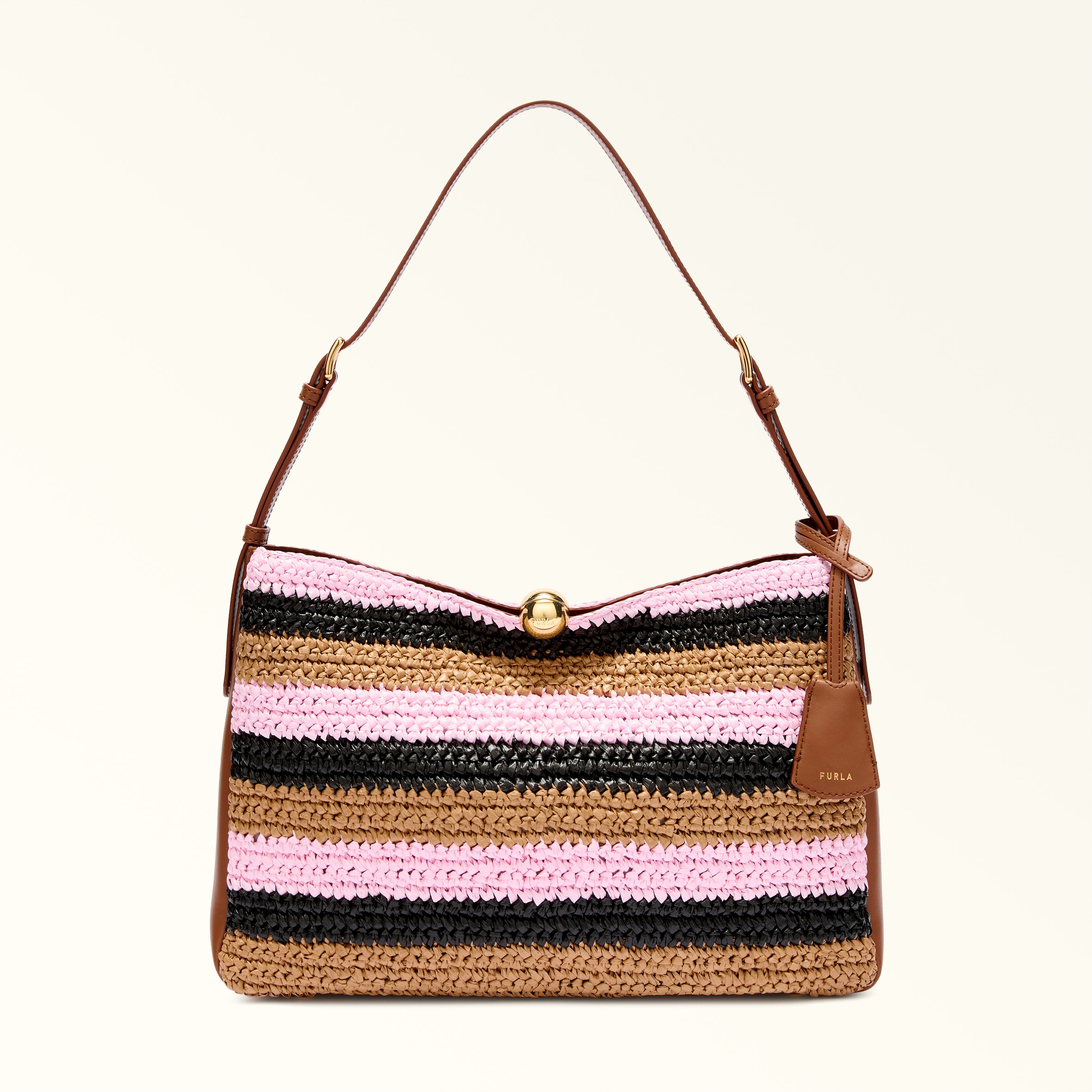 FURLA  スフェラ L ショルダーバッグ ビジネス A4 シボ革 FURLA（フルラ） ショルダーバッグ SFERA SOFT L スフェラ ソフト