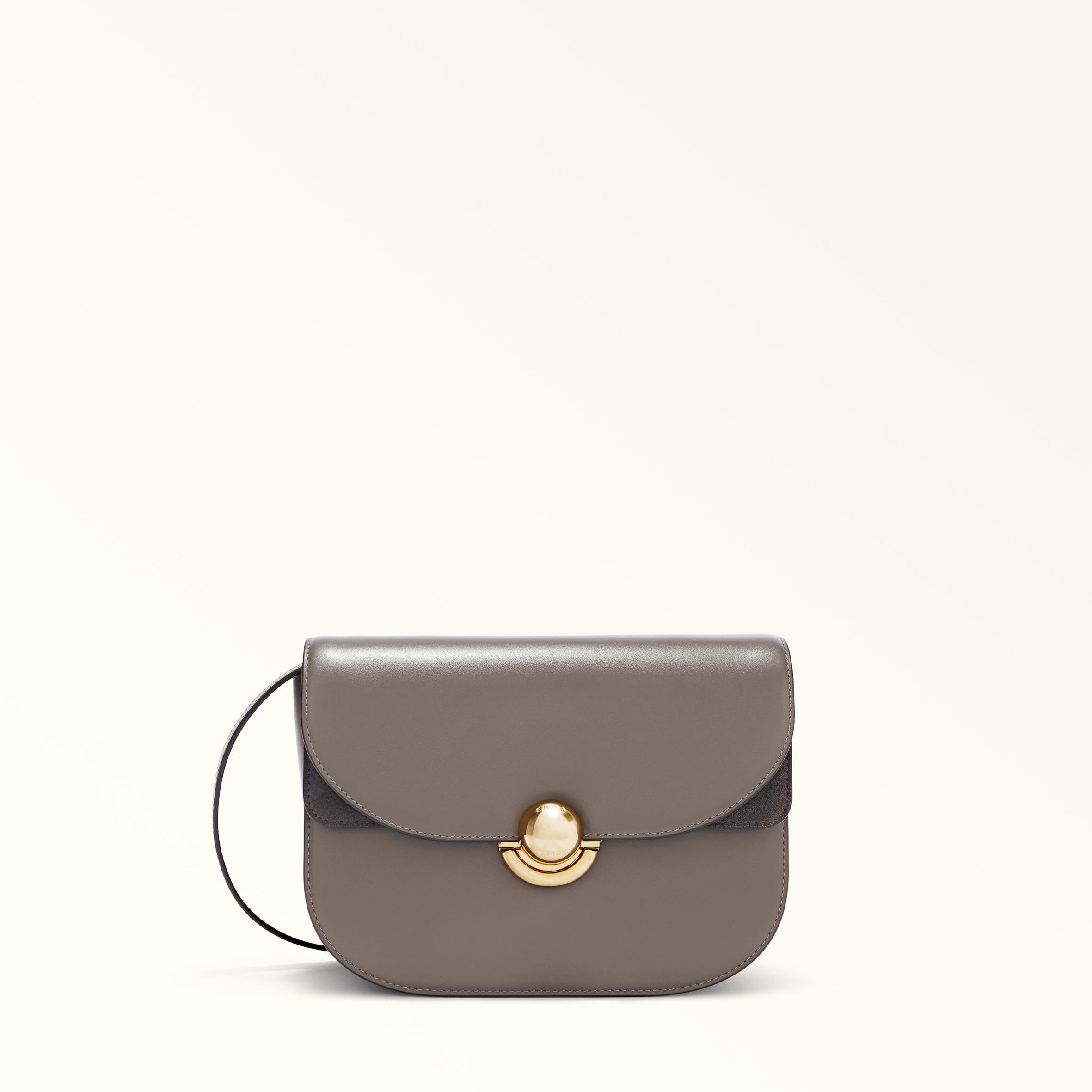 Furla Sfera Borsa A Tracolla S Urban Gray Pelle Di Vitello Morbida + Camoscio Donna