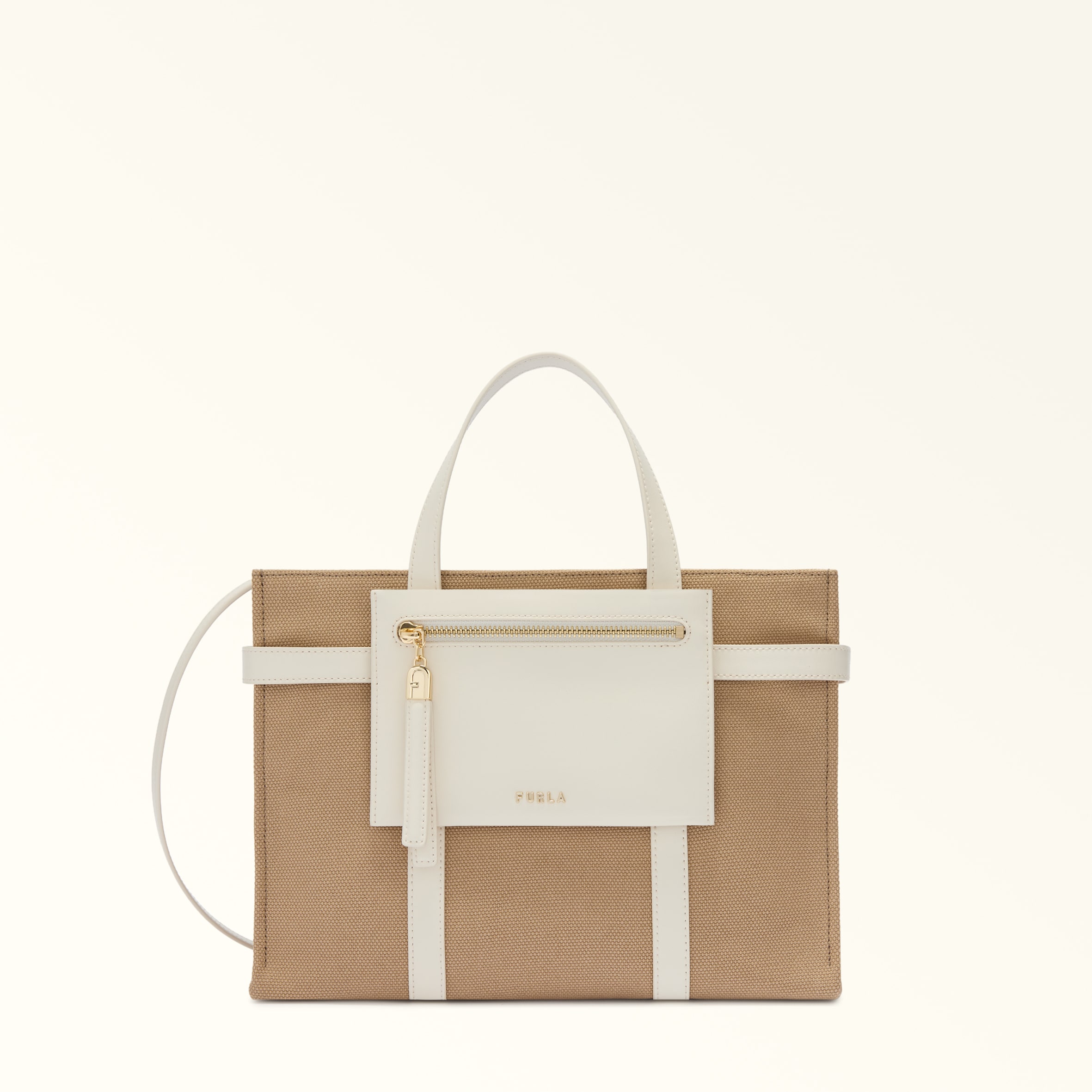 Borsa Shopping M Naturale Furla Laguna
