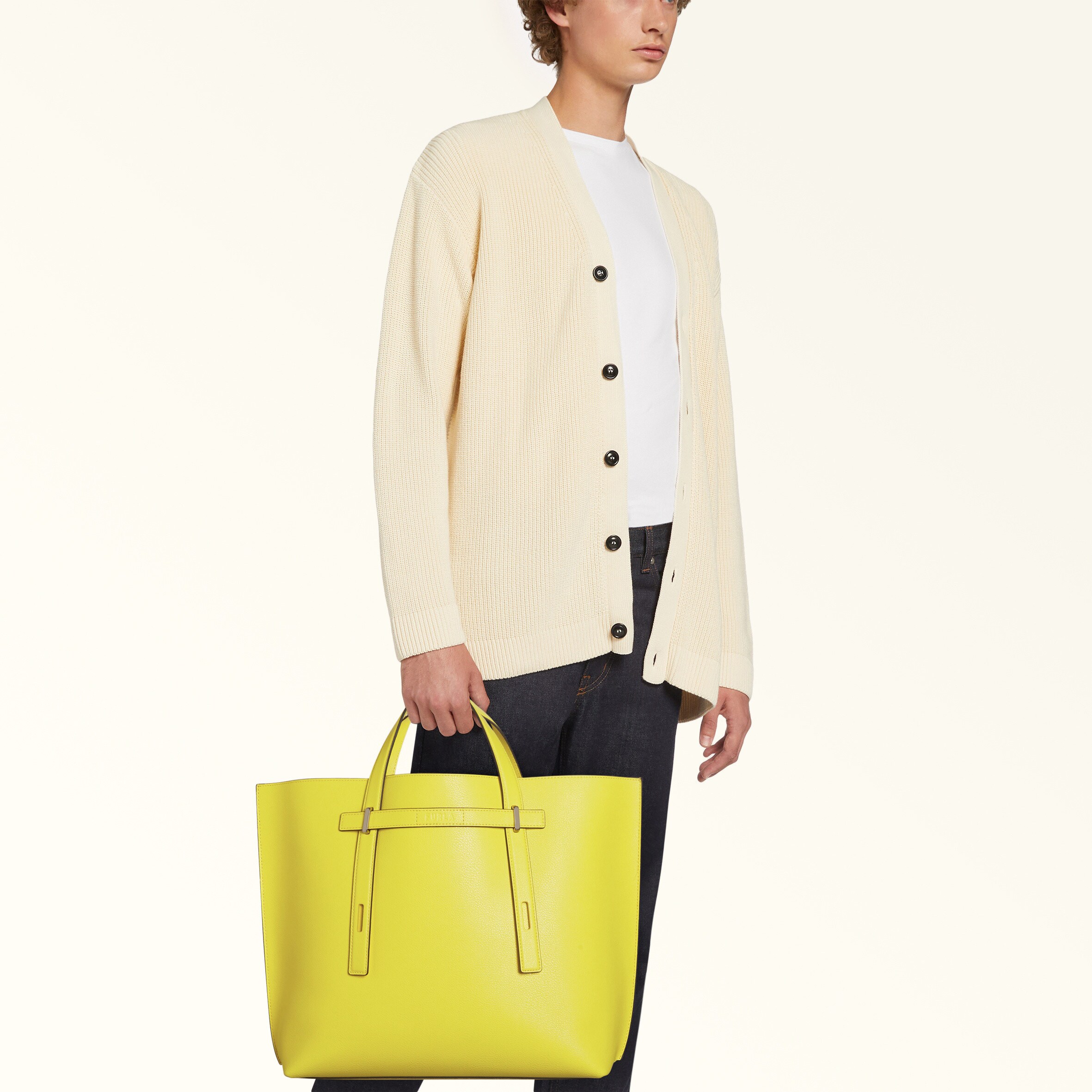 トートバッグ L NERO Man Giove | Furla JP