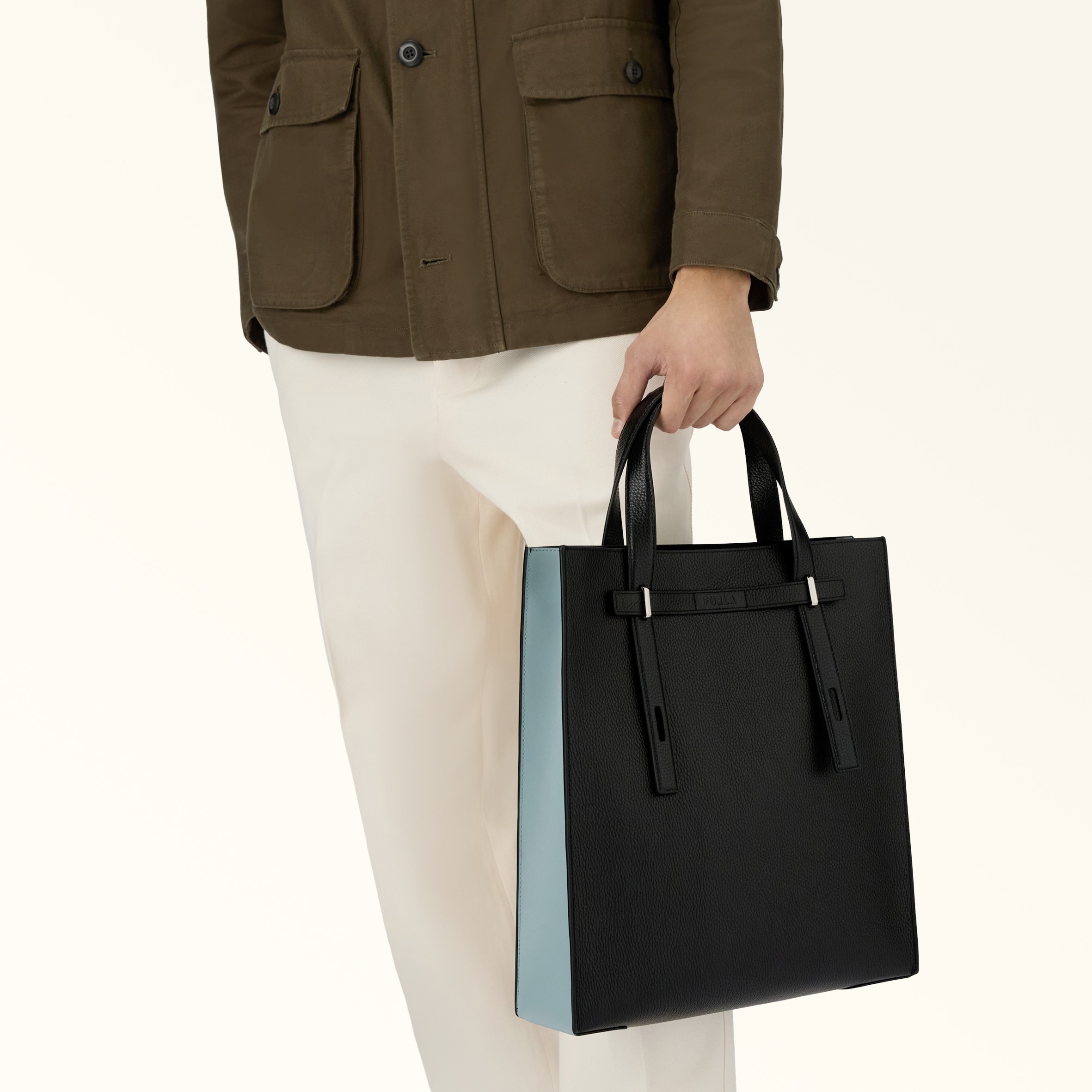 トートバッグ L NERO+CIRRO Furla Man Giove | Furla JP