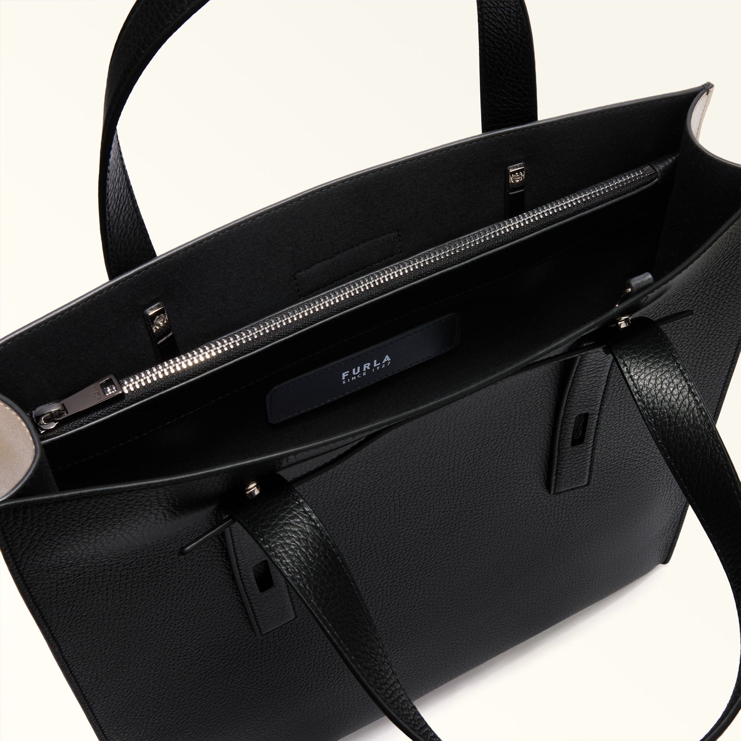 トートバッグ L NERO+LINEN Furla Man Giove | Furla JP