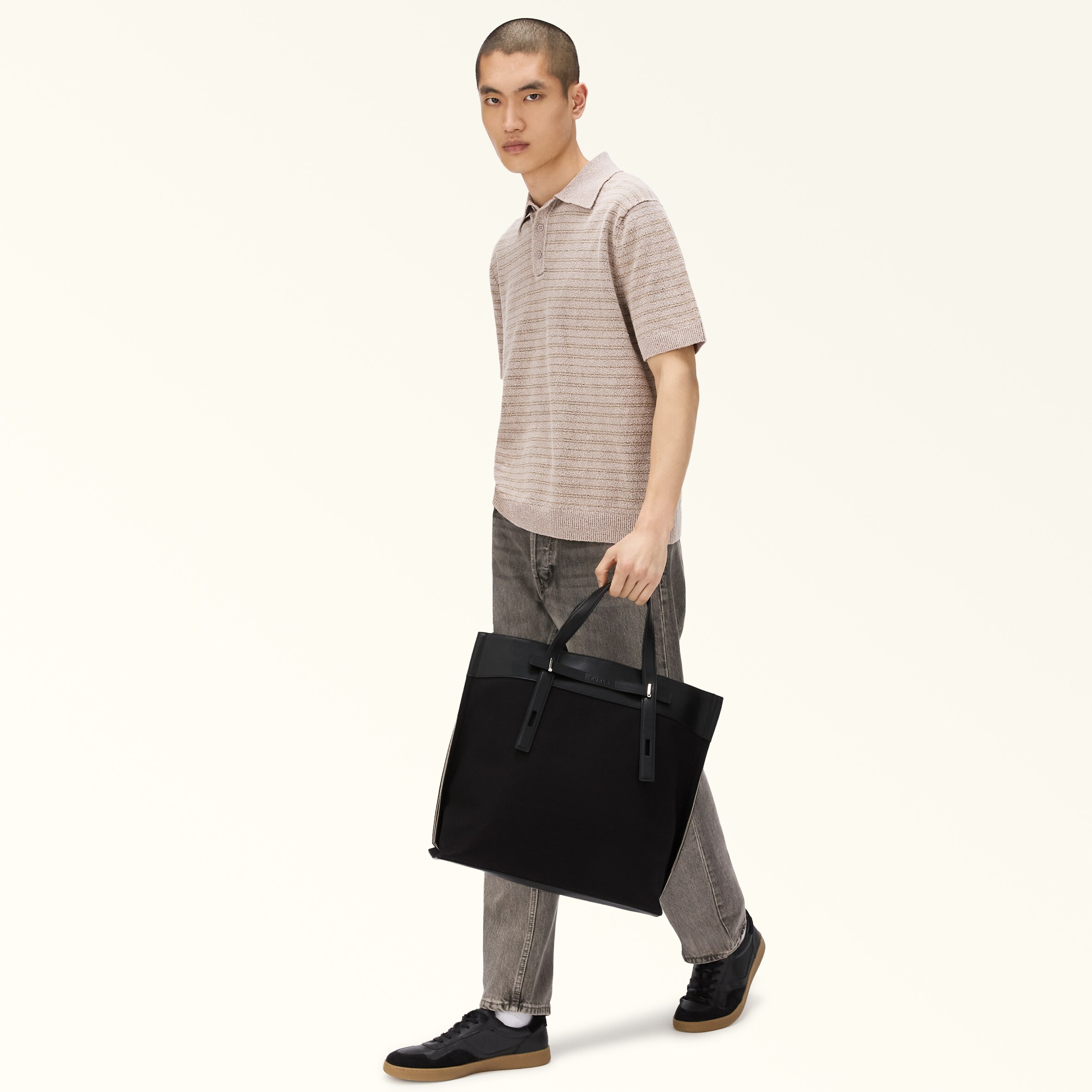 トートバッグ L URBAN GRAY+M YELLOW Furla Man Giove | Furla JP