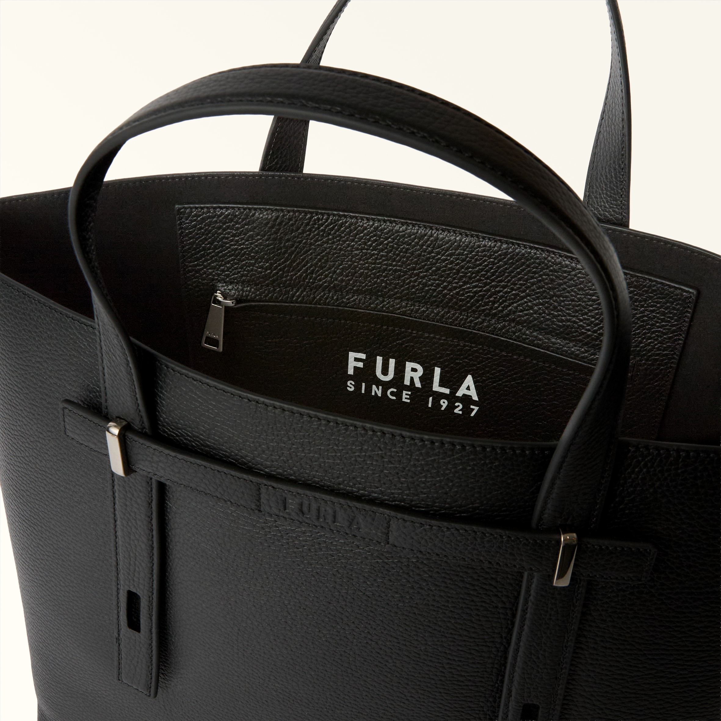 Tote L Nero Furla Man Giove