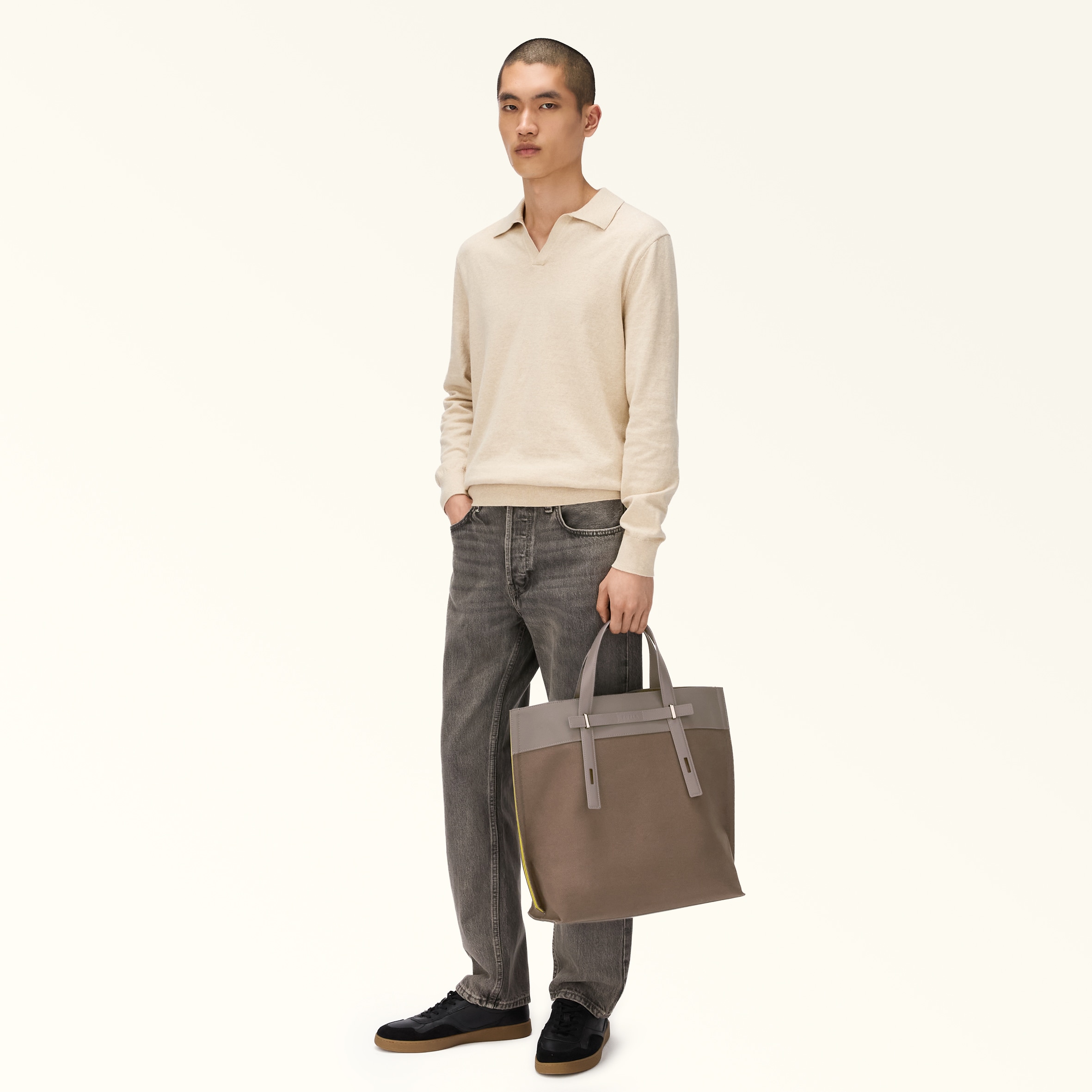 Tote L Urban Gray Furla Man Giove