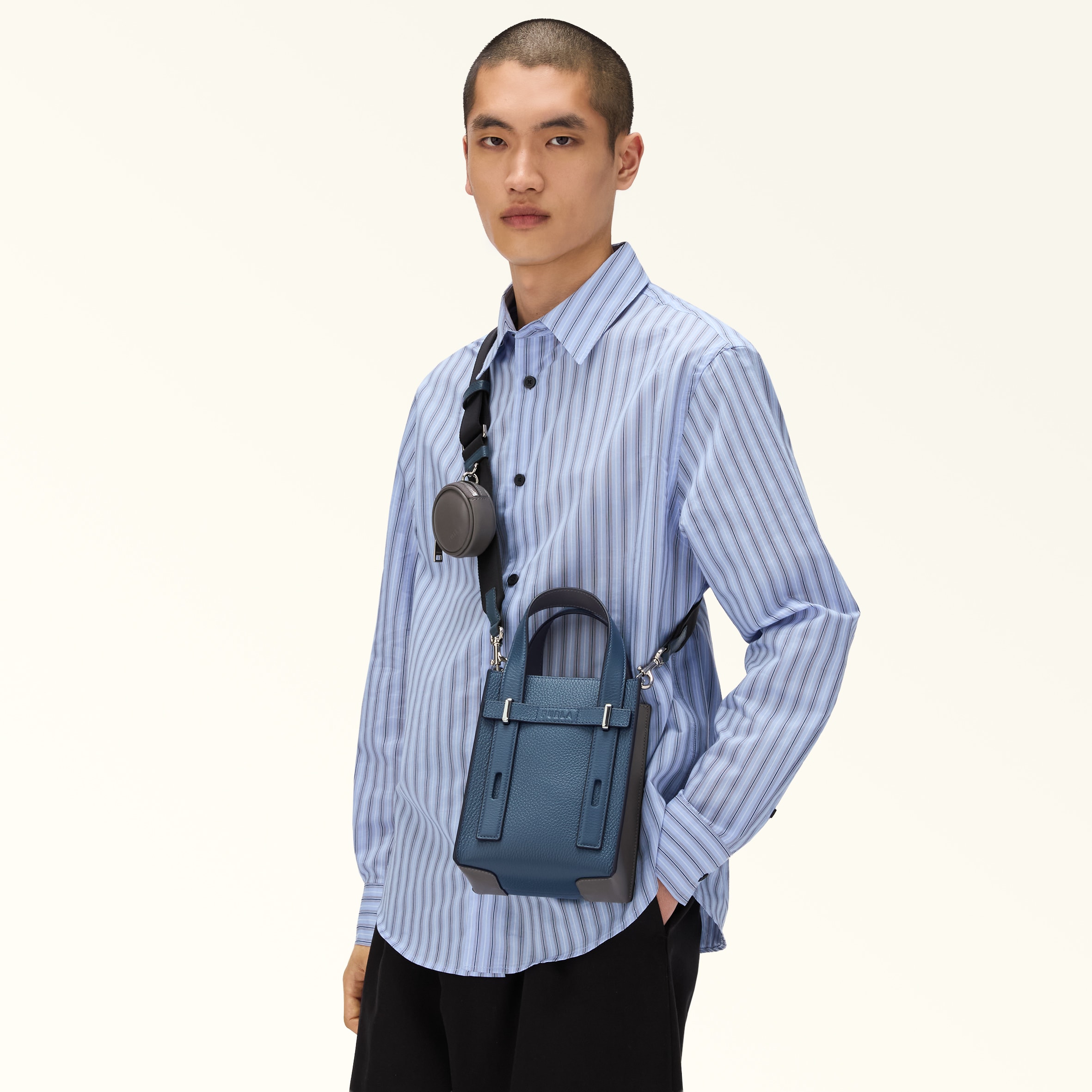 クロスボディ MINI GRIGIO BLU+URBAN GRAY Furla Man Giove | Furla JP