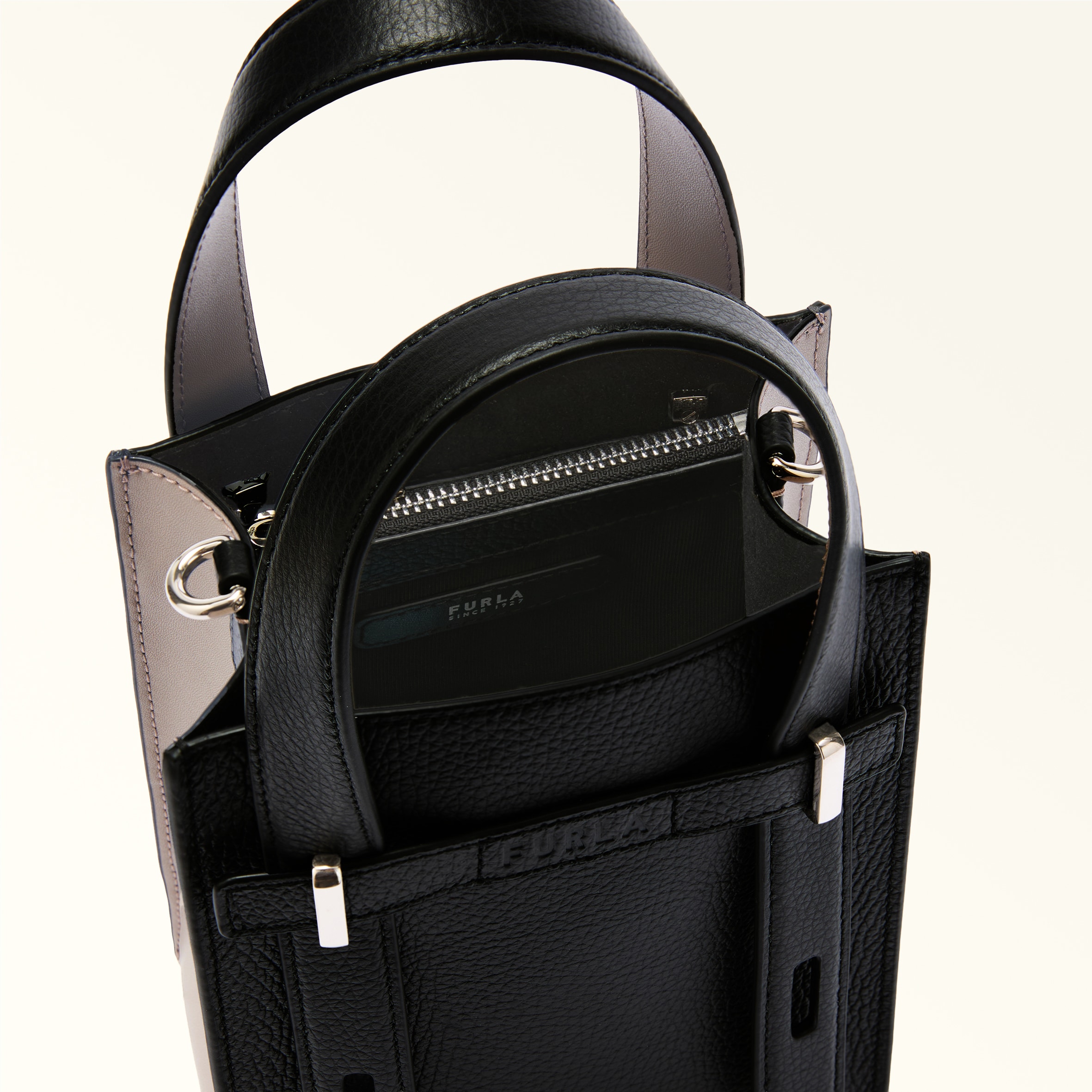 クロスボディ MINI NERO+LINEN Furla Man Giove | Furla JP