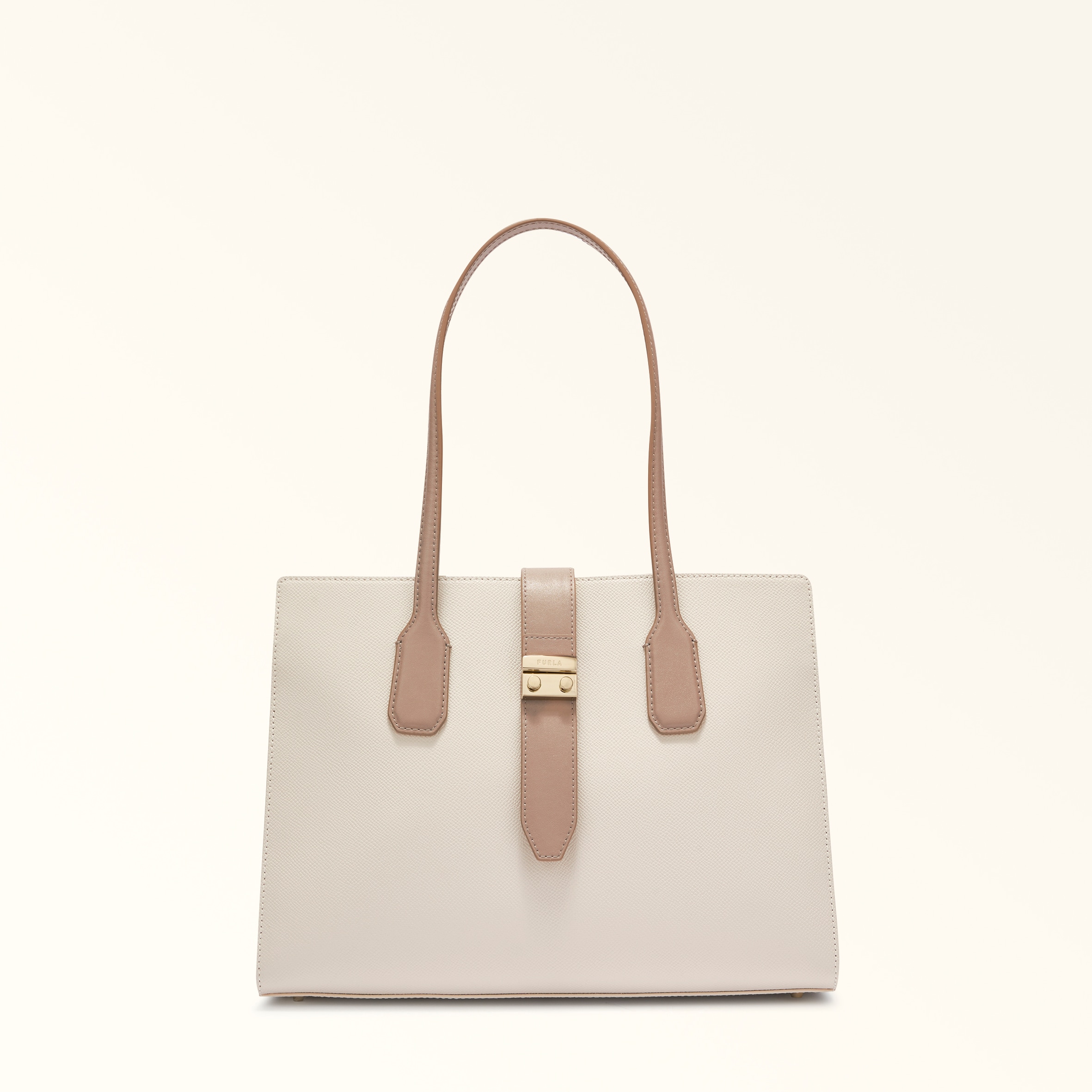 Tote M PERLA e+STUCCO GRAY Furla Metro | Furla US