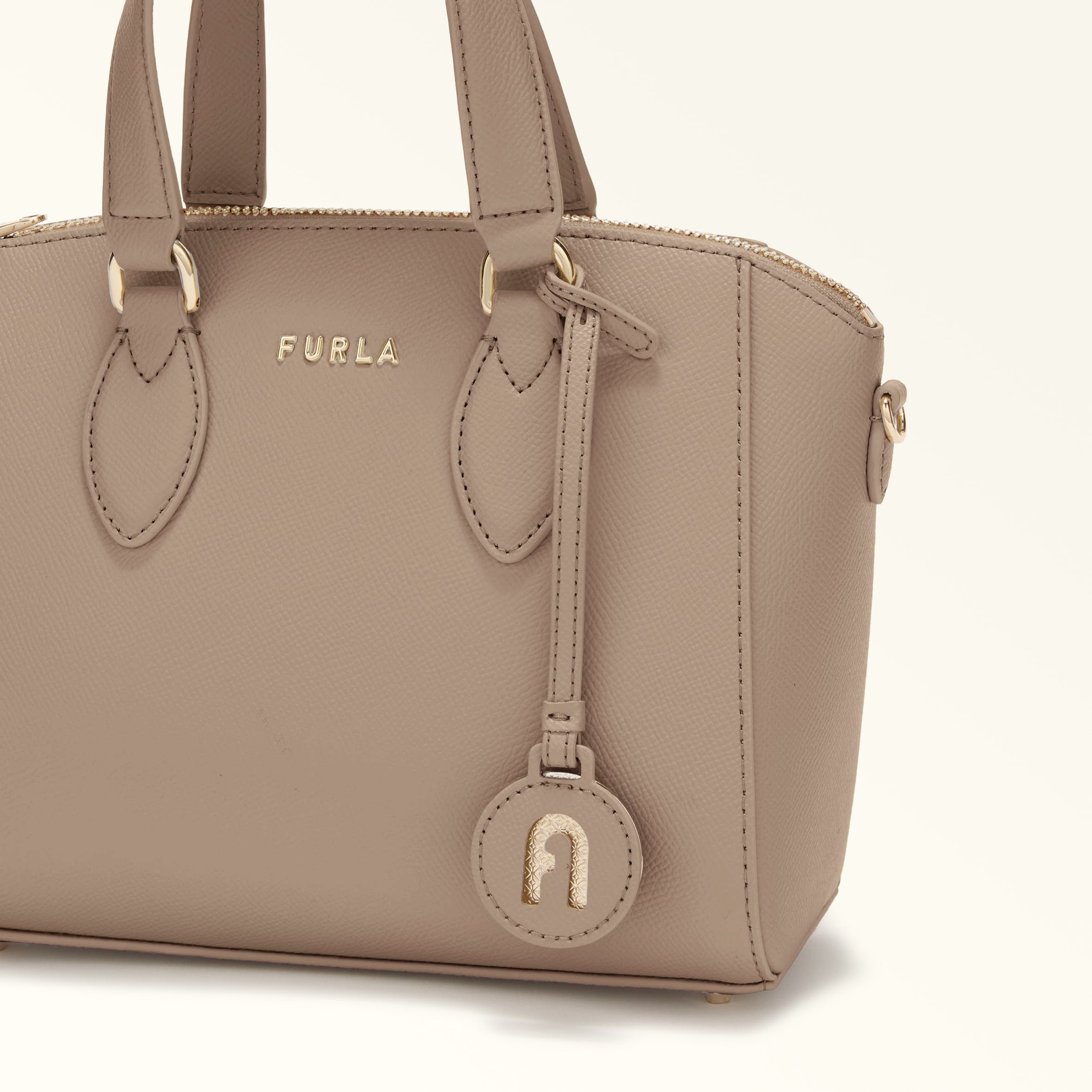 サッチェルバッグ MINI STUCCO GRAY Furla Minerva | Furla JP