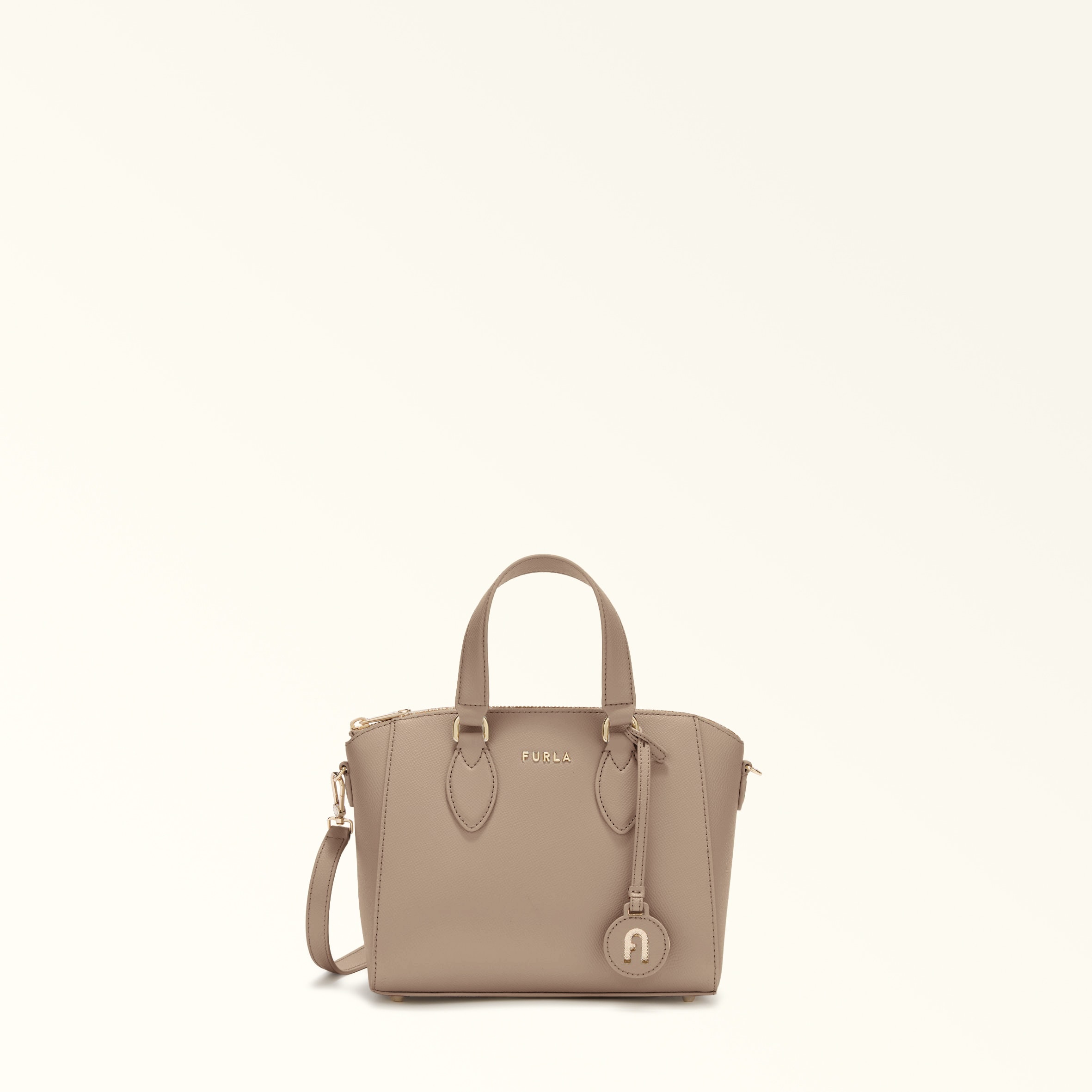 サッチェルバッグ MINI STUCCO GRAY Furla Minerva | Furla JP