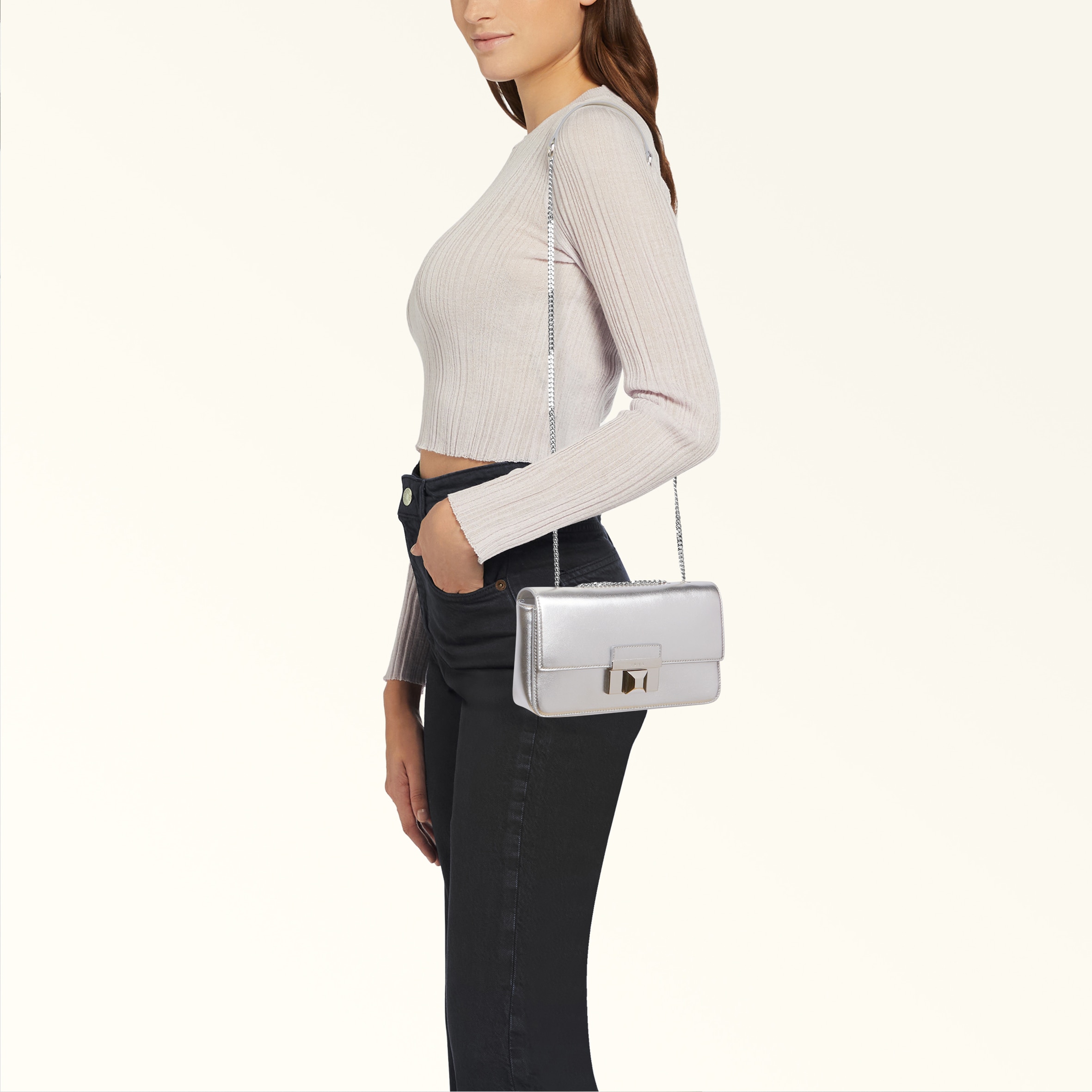 Crossbody S Color Silver Furla Venere