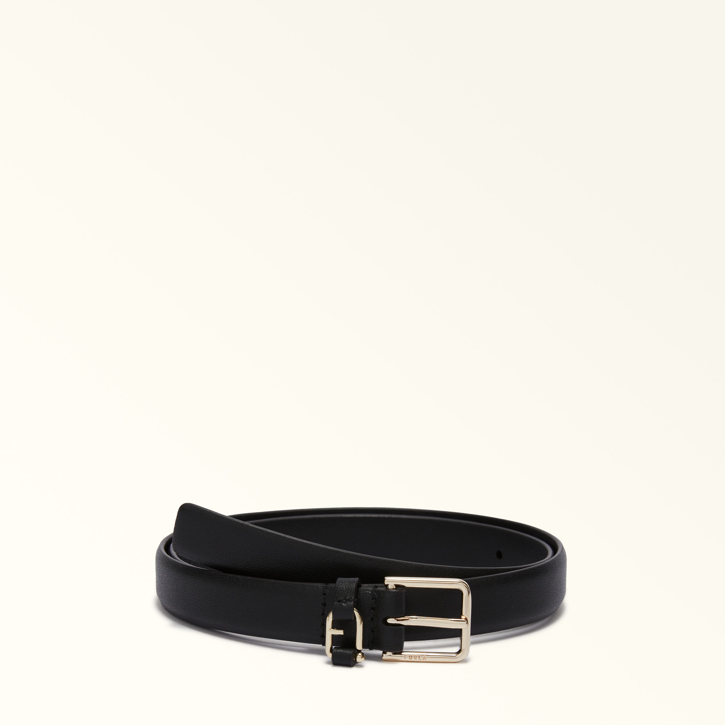 Furla Nuvola Cintura Fissa Nero Nero Pelle Di Vitello Claris Lux Donna