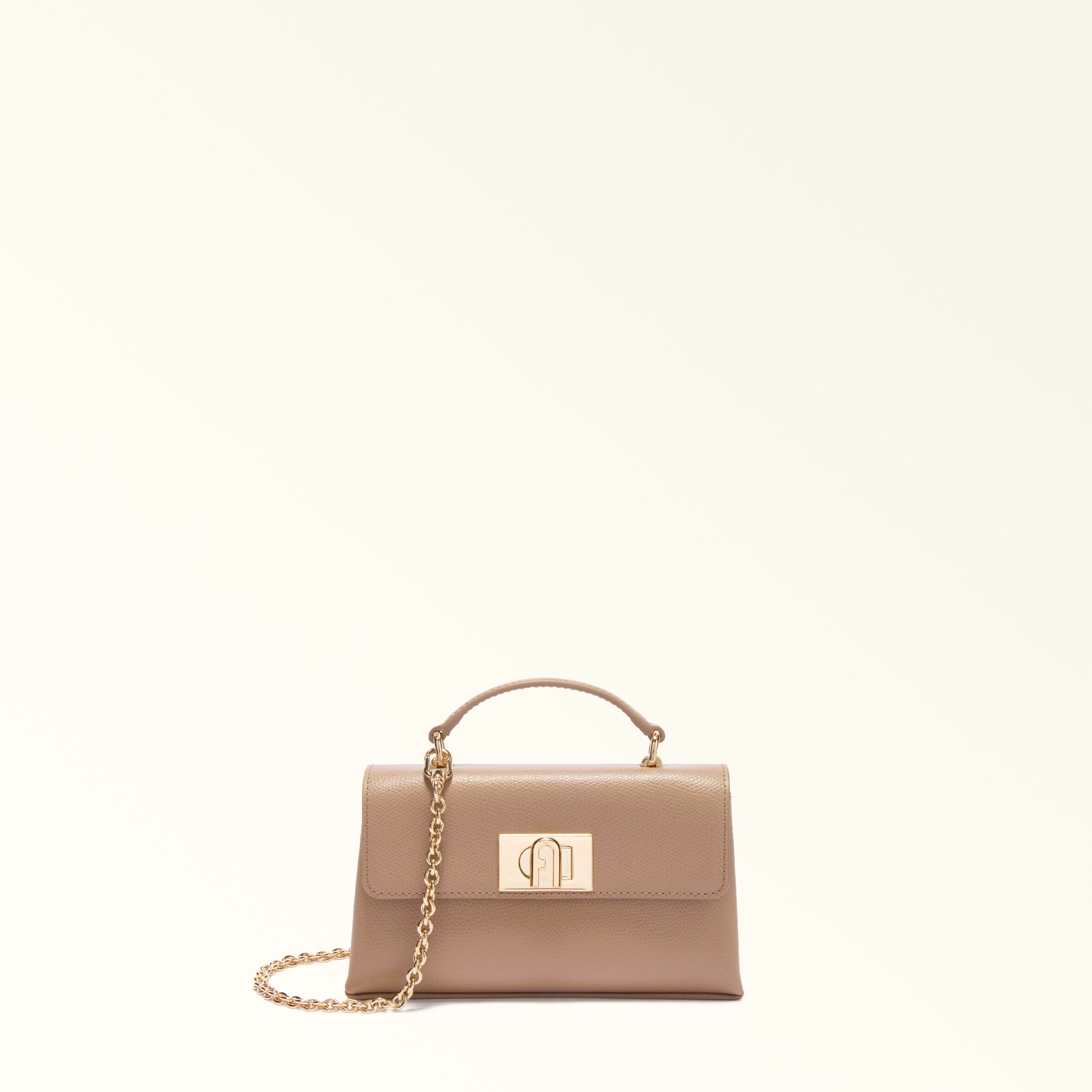 Furla Donna Beige - 1927 Mini Borsa A Tracolla - Bags - One Size - Immagine 3