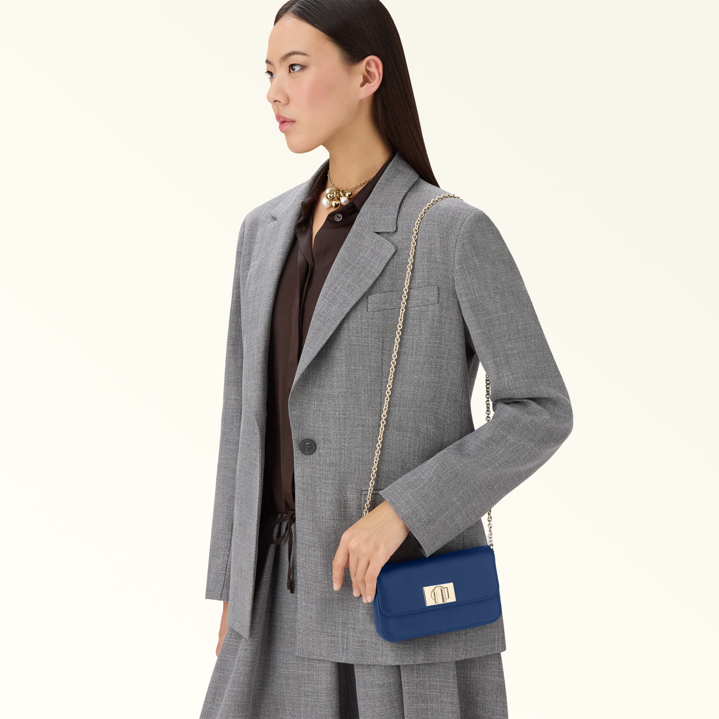 ✨極美品✨☘️FURLA☘️✨ショルダーバッグ✨2way✨パイパー✨Mサイズ✨ Mini Bag INDIGO Furla 1927 | Furla US