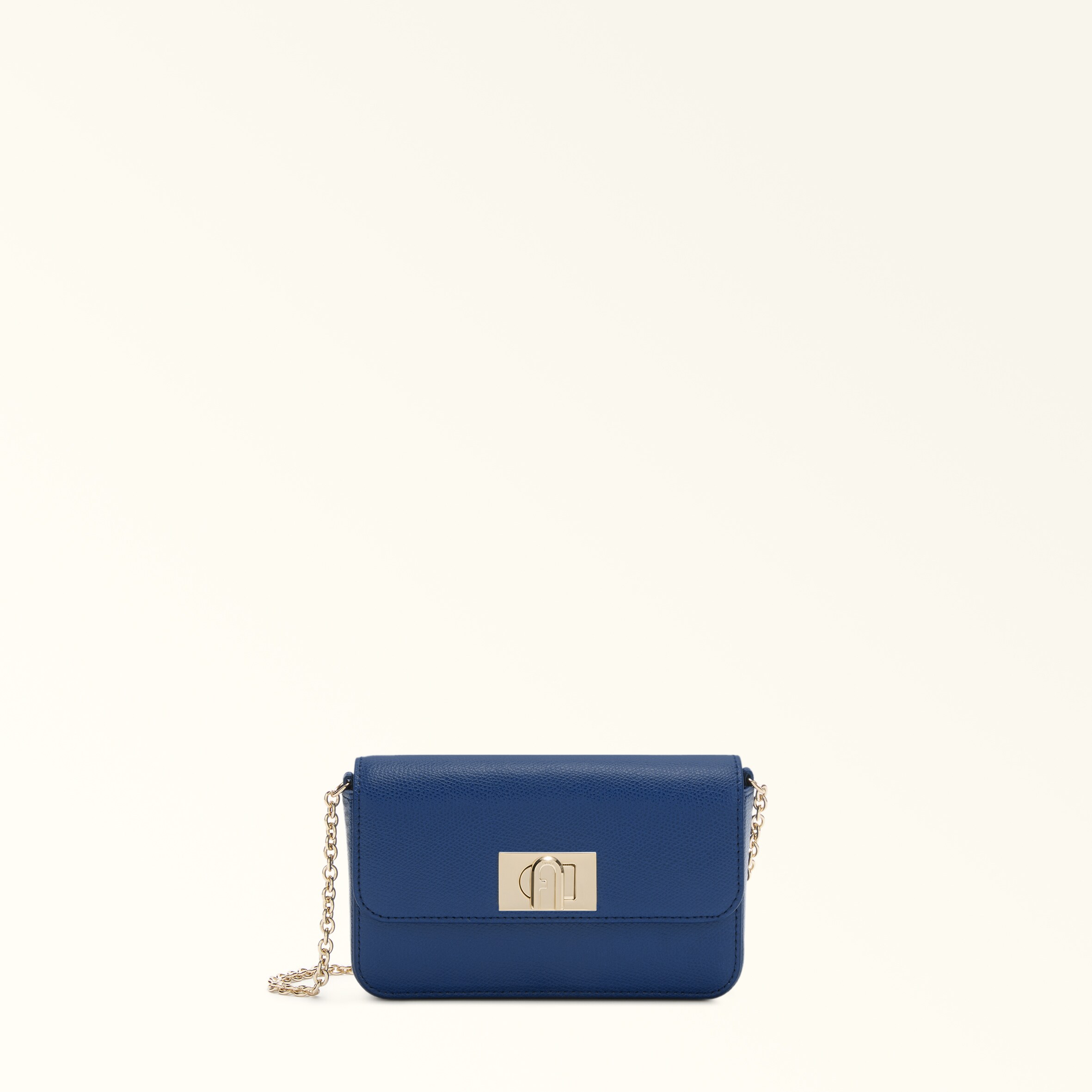 Furla Donna Blu 1927 Borsa Mini M Indigo Pelle Stampata