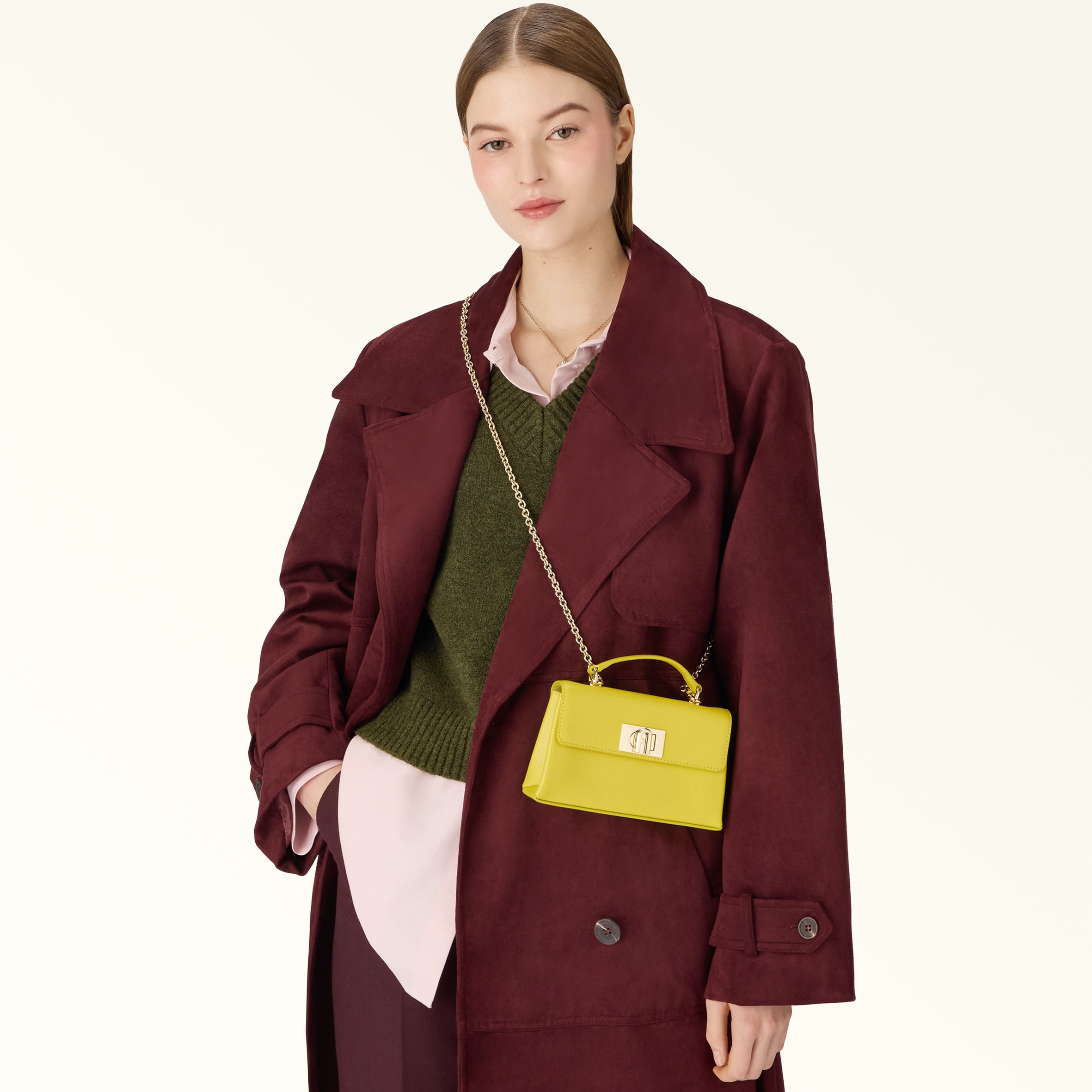 ✨極美品✨☘️FURLA☘️✨ショルダーバッグ✨2way✨パイパー✨Mサイズ✨ Mini Bag M YELLOW Furla 1927 | Furla US