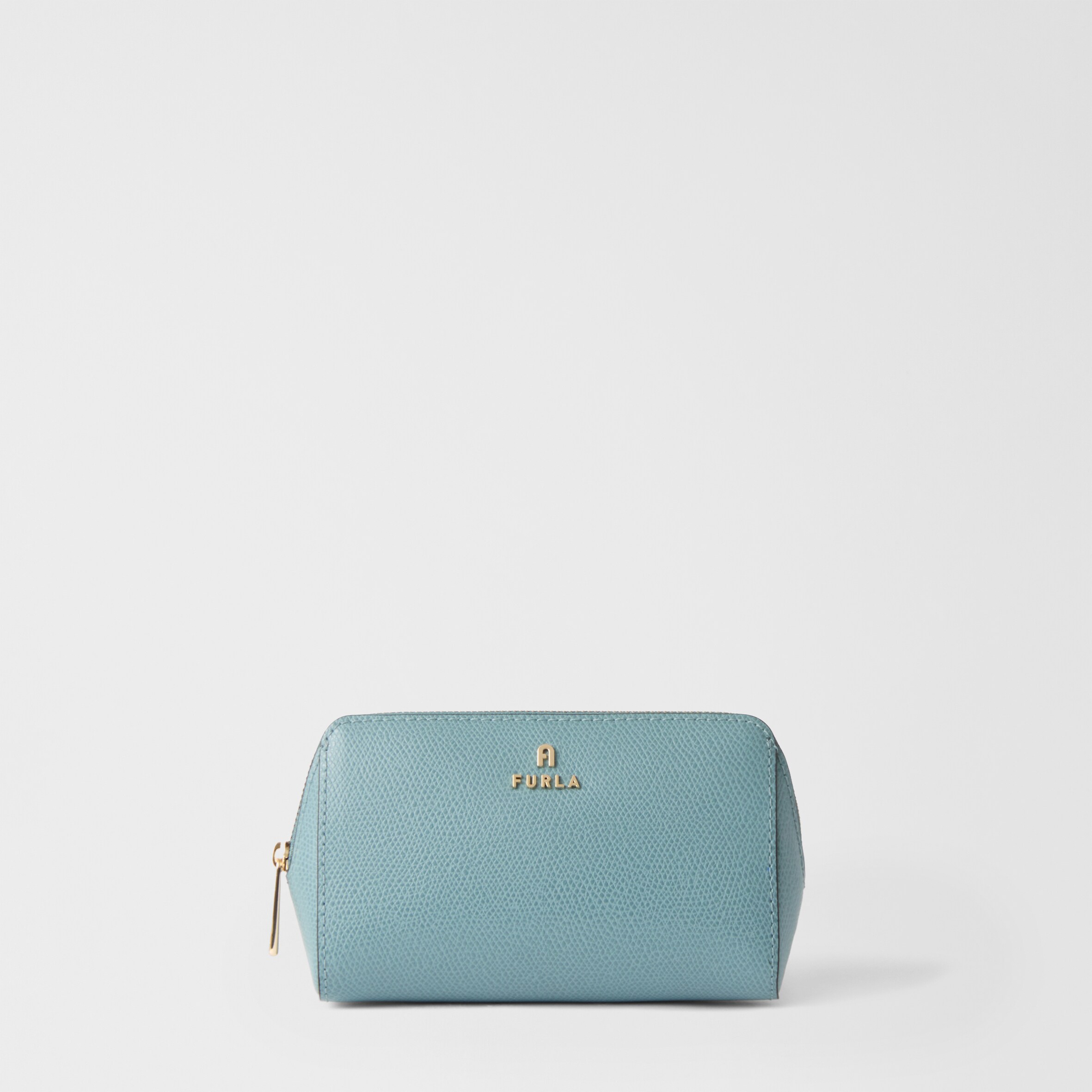Furla Donna Blu Camelia Beauty Case Cloud E Pelle Stampata