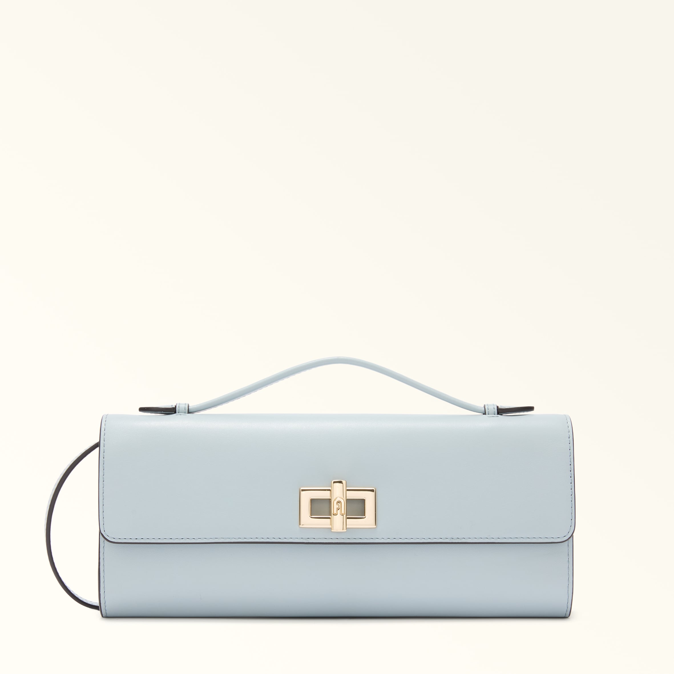☆EVENING S CLUTCH FURLA ブラック　がま口WB00260 Elegant Women's Leather Pochette and Clutch Bags | Furla US
