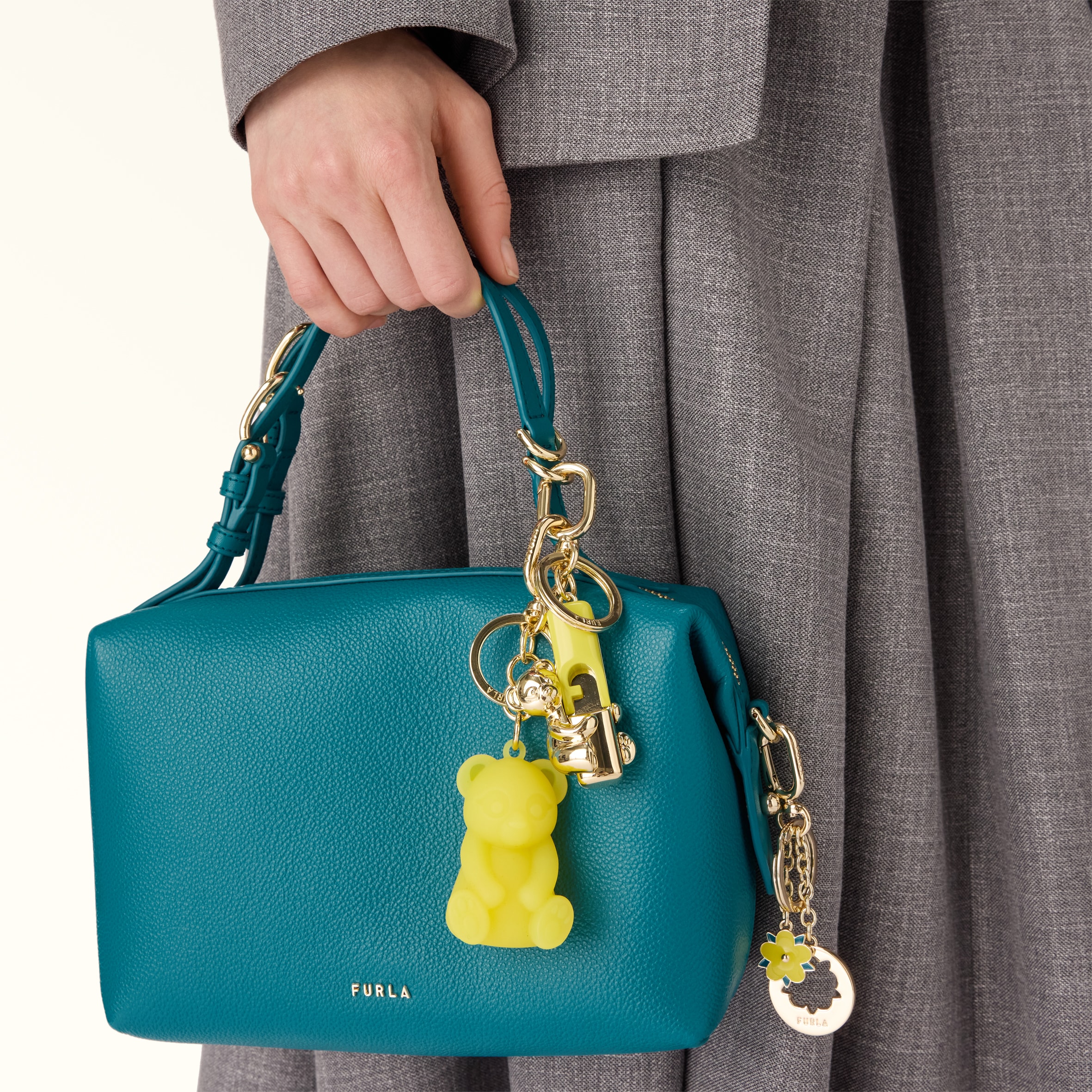 Boston Bag AMATORE BLUE Furla Double | Furla US