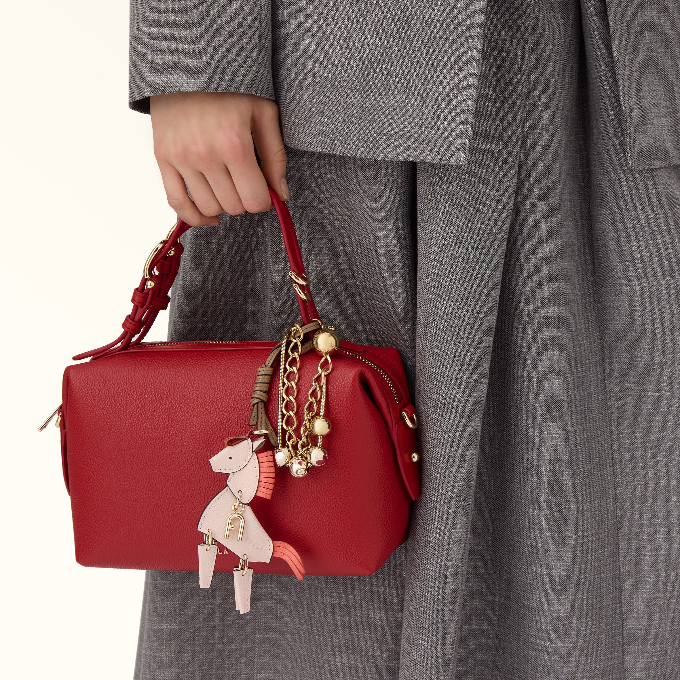 Boston Bag M1 RED Furla Double | Furla US