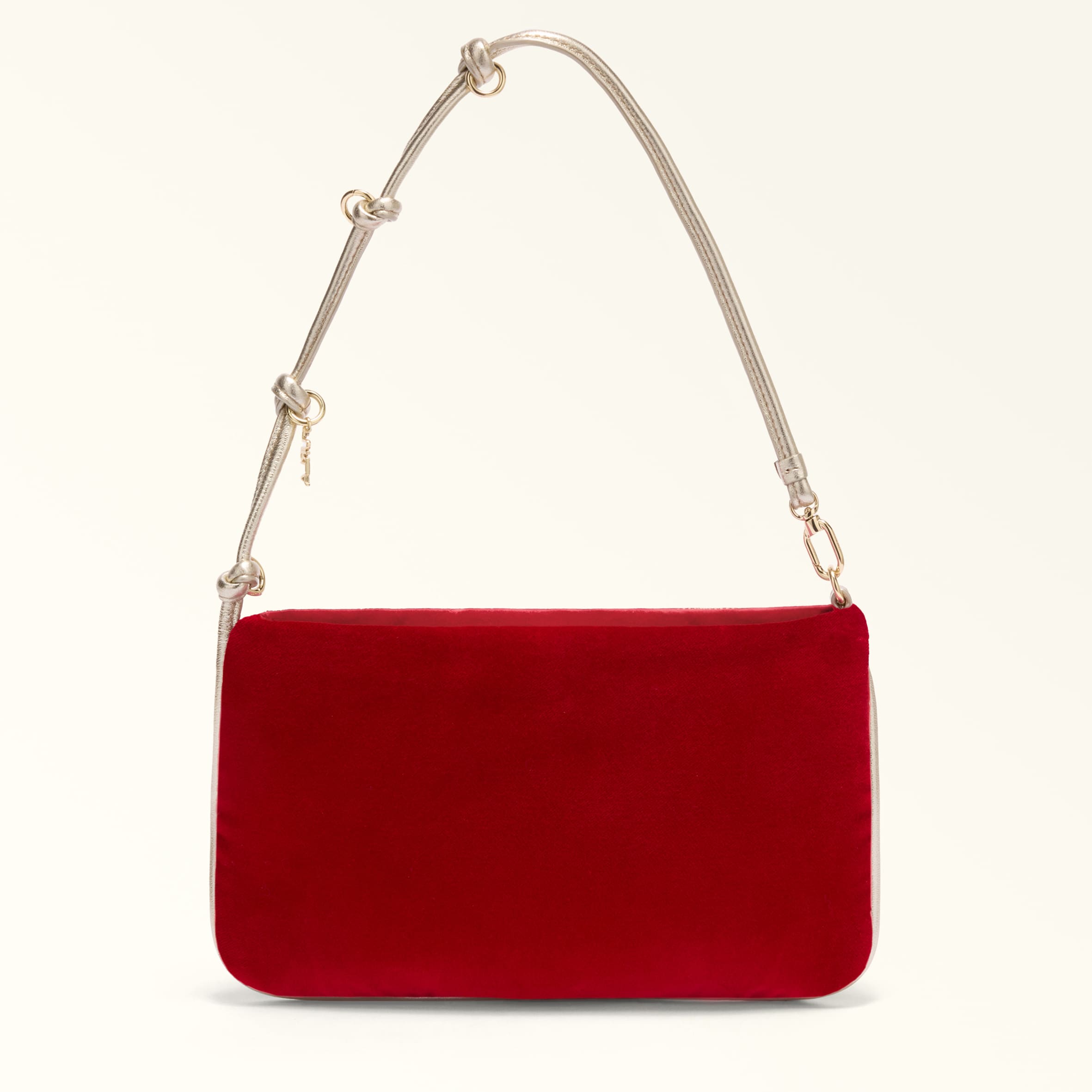 Furla Lily Pouch Toni Lacca Velluto + Metallo Bordatura Donna