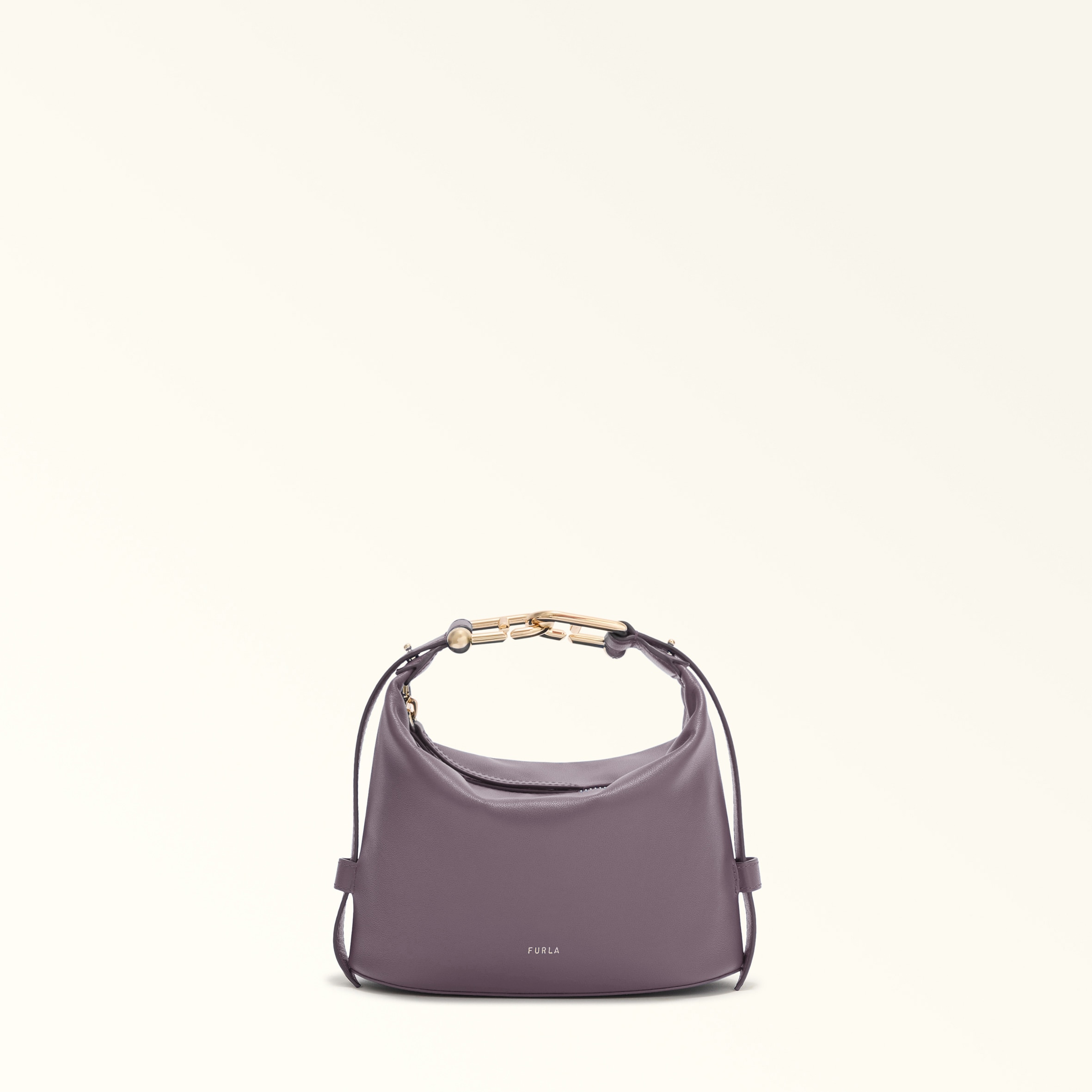 Furla Nuvola Borsa Mini Aura Viola Pelle Di Vitello Claris Lux Donna In Purple