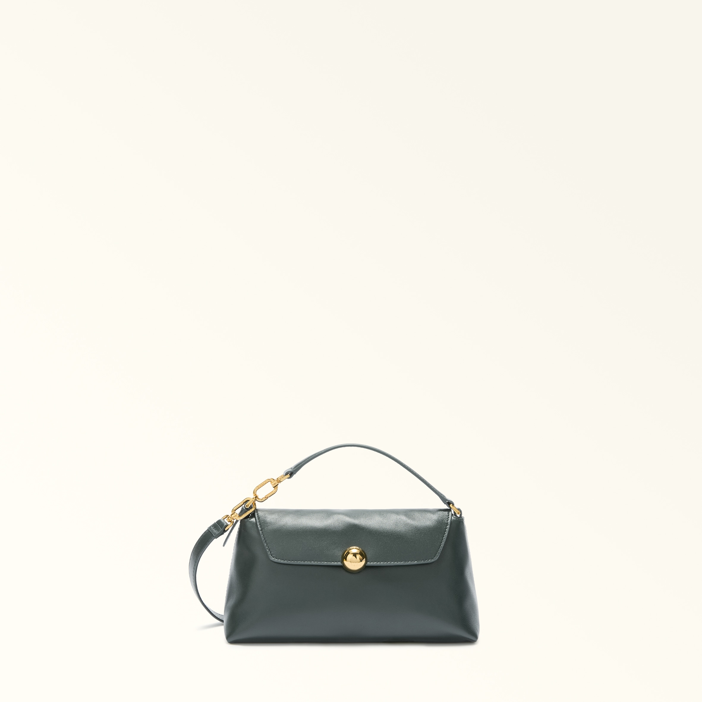 Furla Green Sfera Soft Mini Bag Deep Nappa Leather Woman