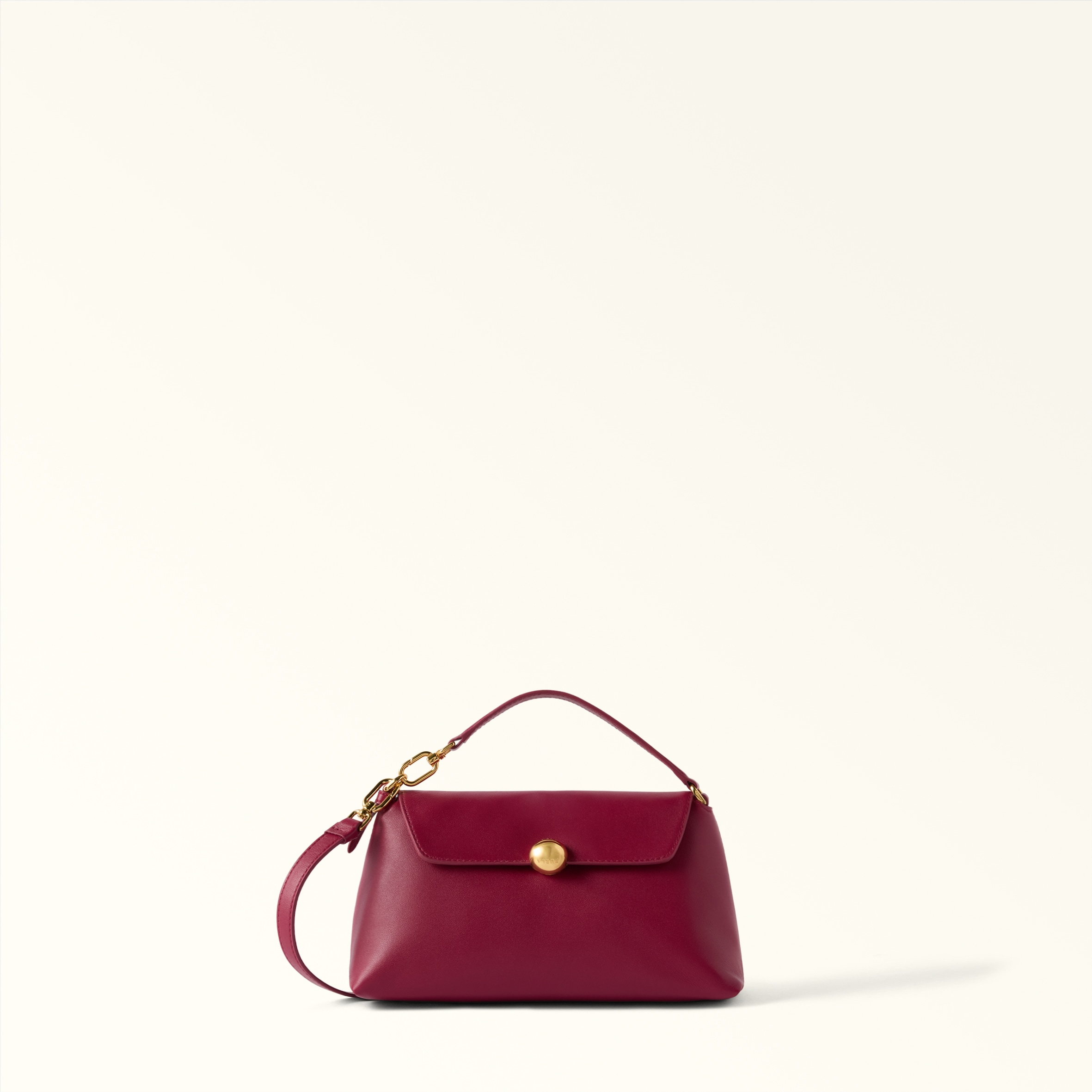 Furla Pink Sfera Soft Mini Bag Rododendro Nappa Leather Woman
