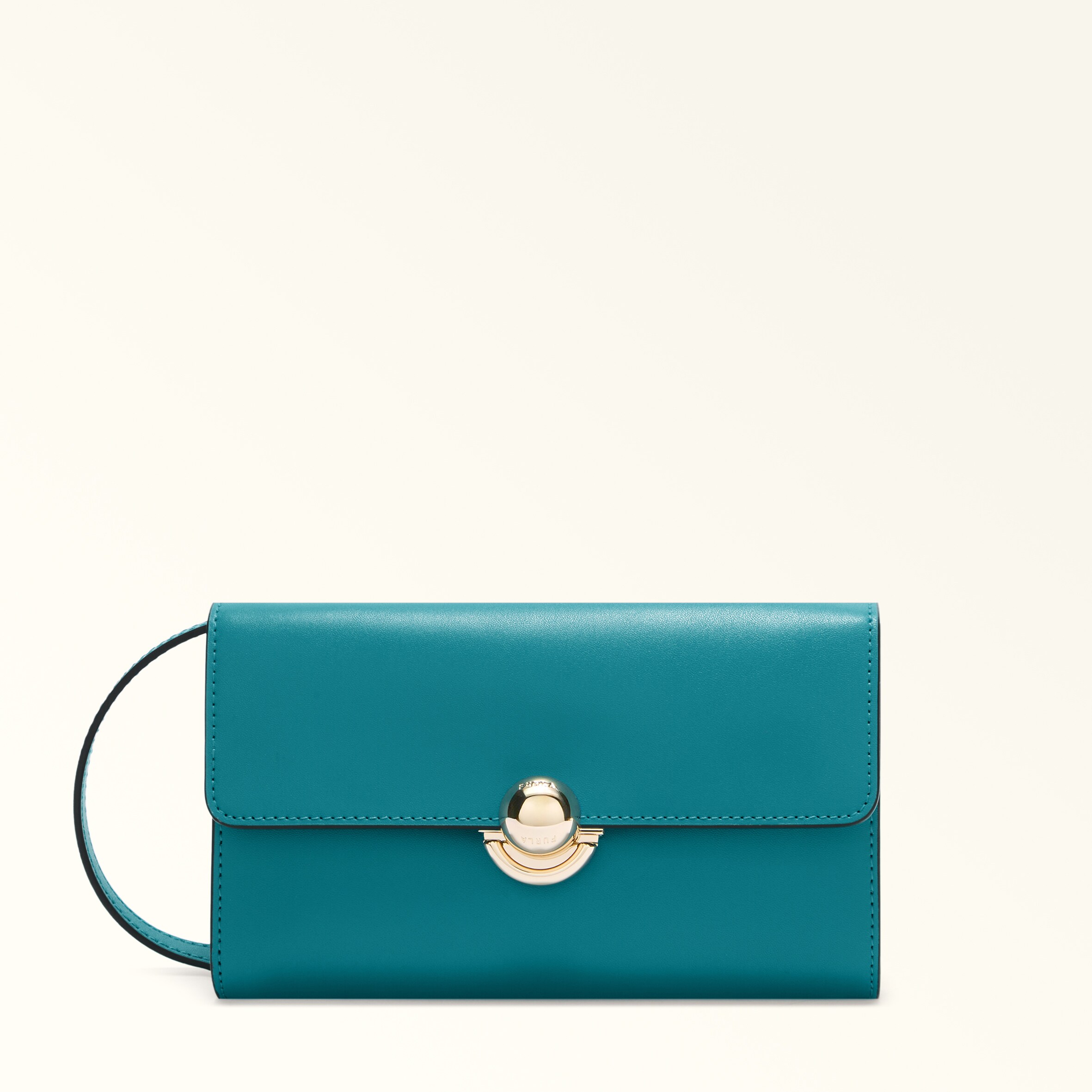 Furla Sfera Borsa Mini Amatore Blue Blu Pelle Di Vitello Sidney Donna