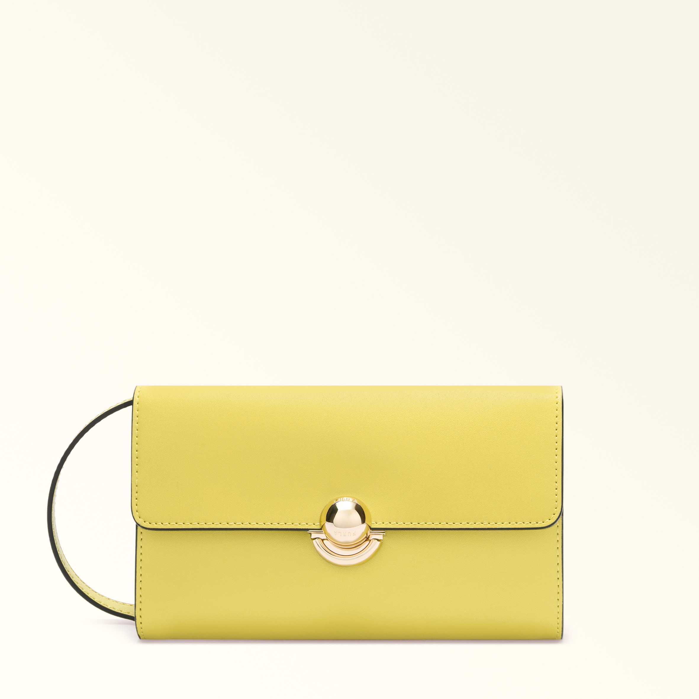 Furla Sfera Borsa Mini L Museum Yellow Giallo Pelle Di Vitello Sidney Donna
