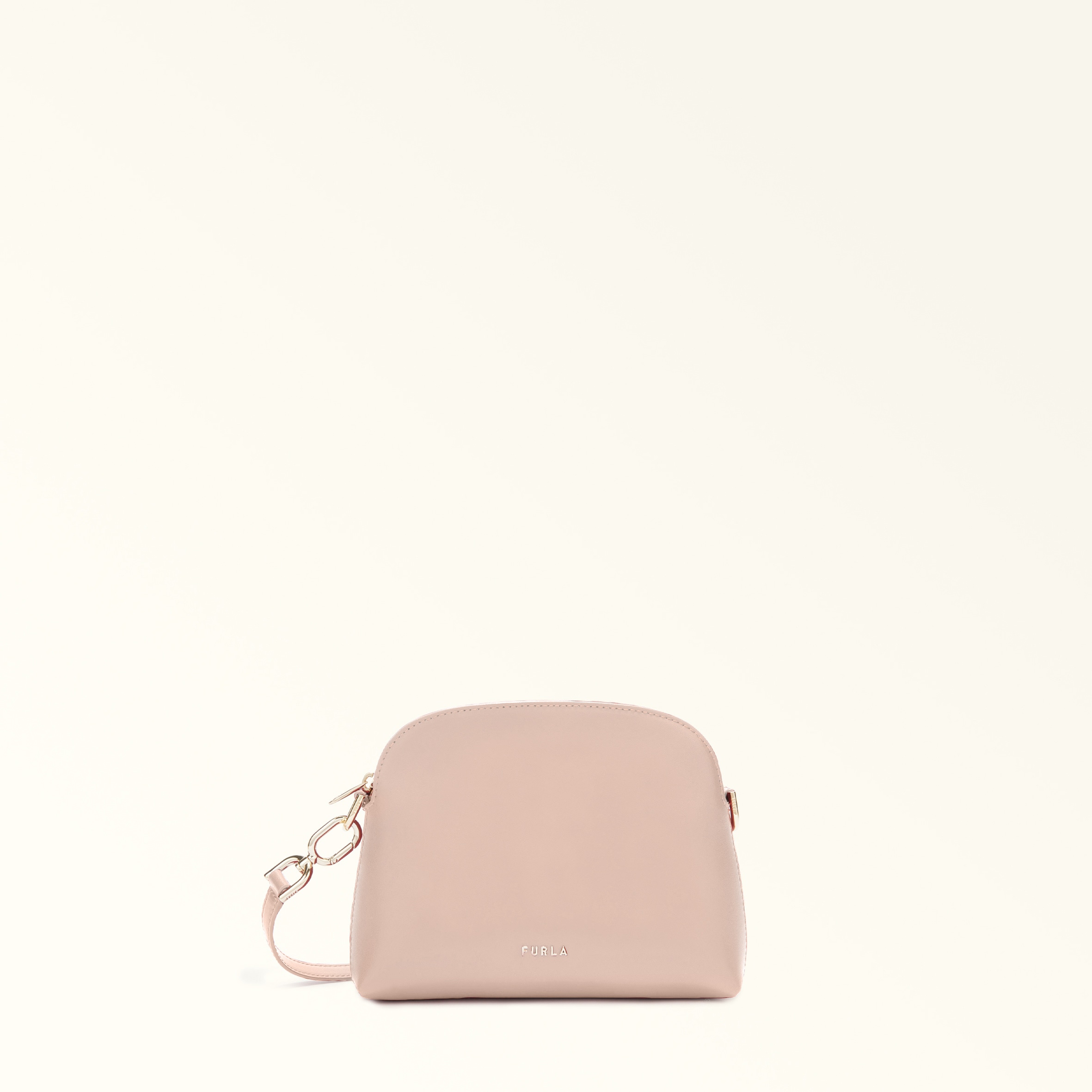 Furla Pink Zelda Crossbody Mini Moonstone Sidney Calf Leather Woman