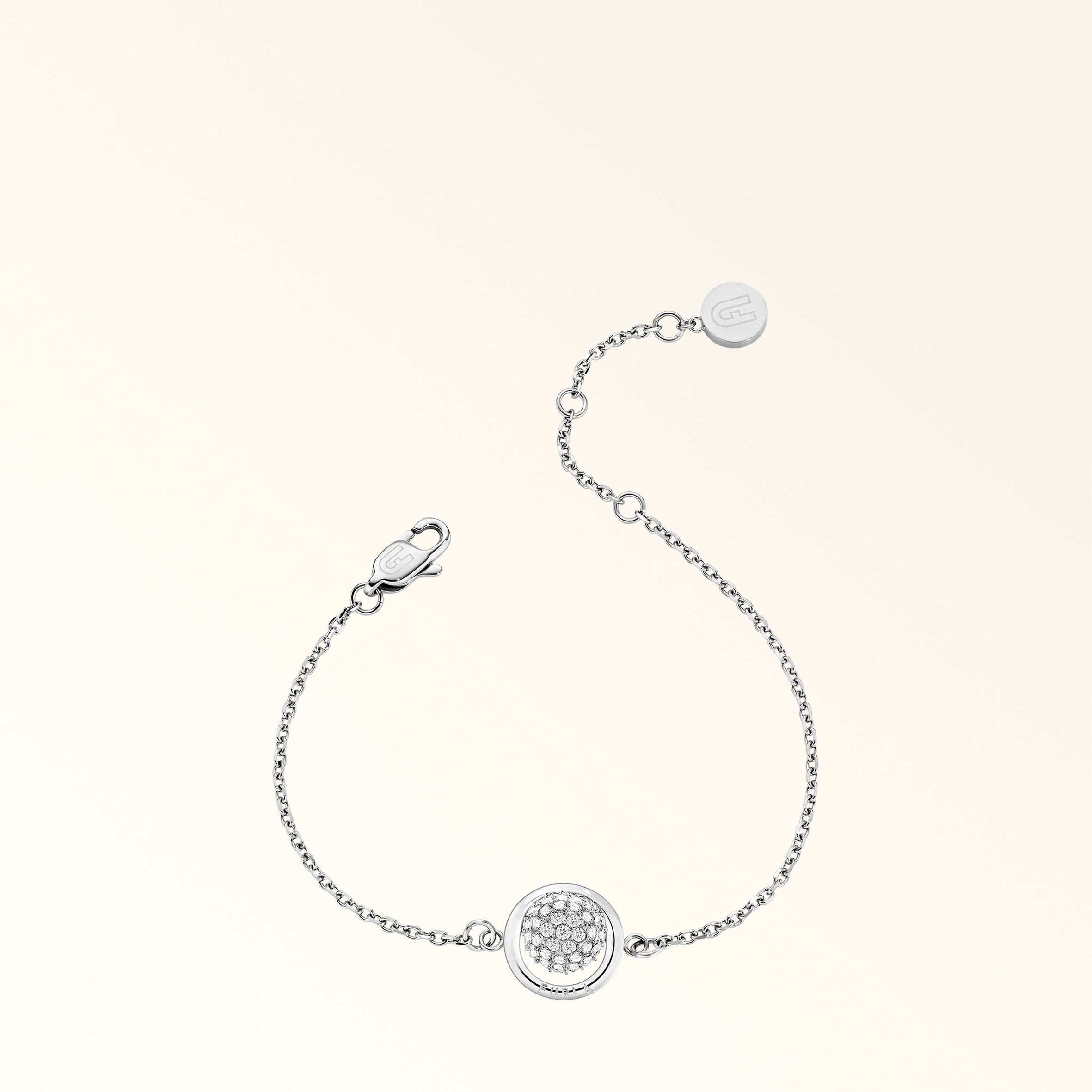 Furla Miasfera Charms Bracciale Color Argento Argento Metallo + Strass Donna In Metallic