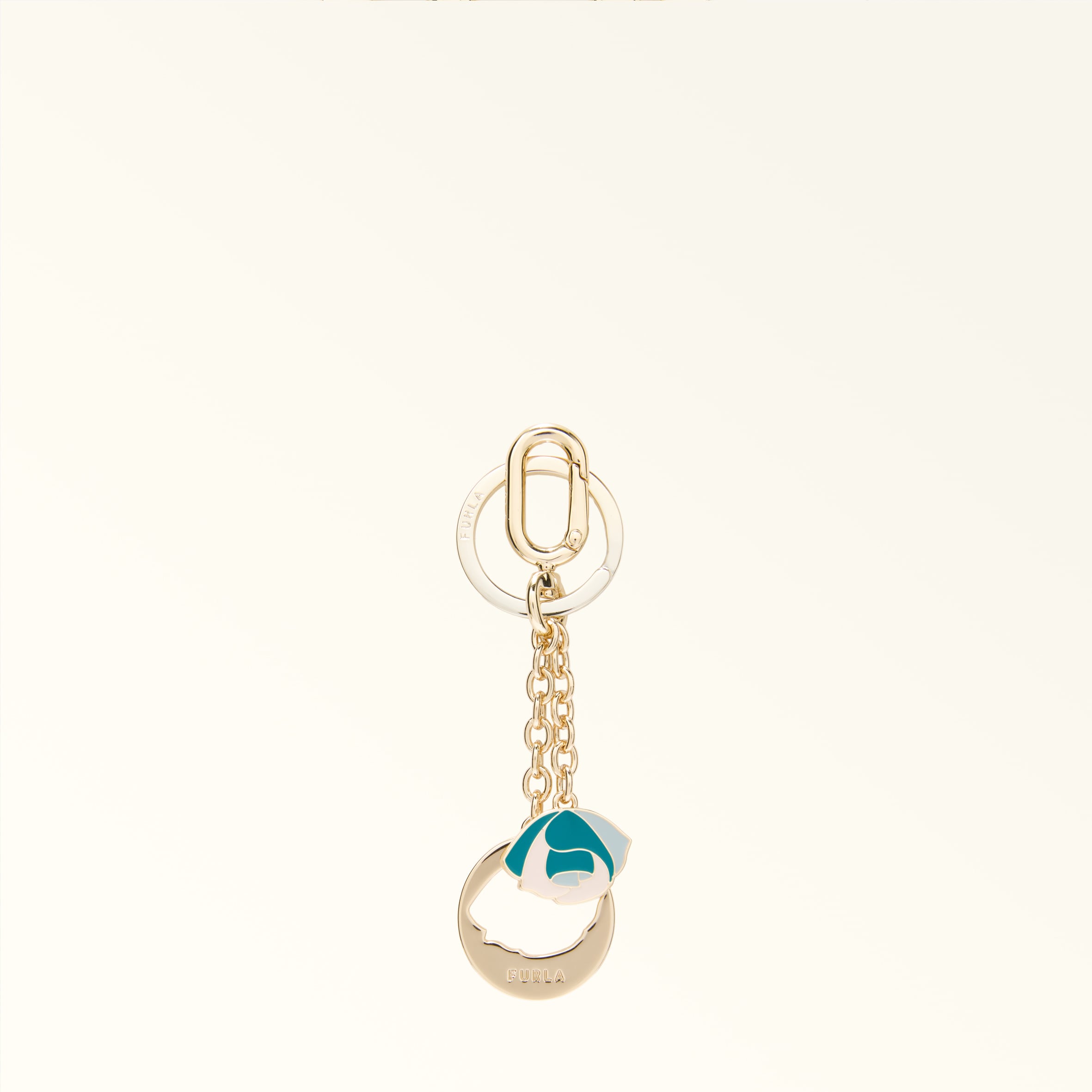 Furla Crystal Ra0 4487s Metal + Enamel Woman In Gold