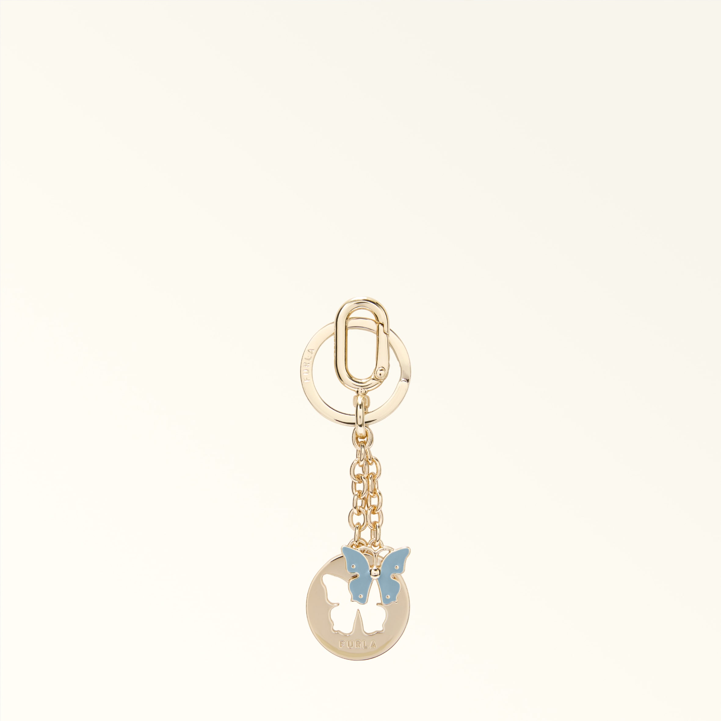 Furla Crystal Blue Metal + Enamel Woman In Gold