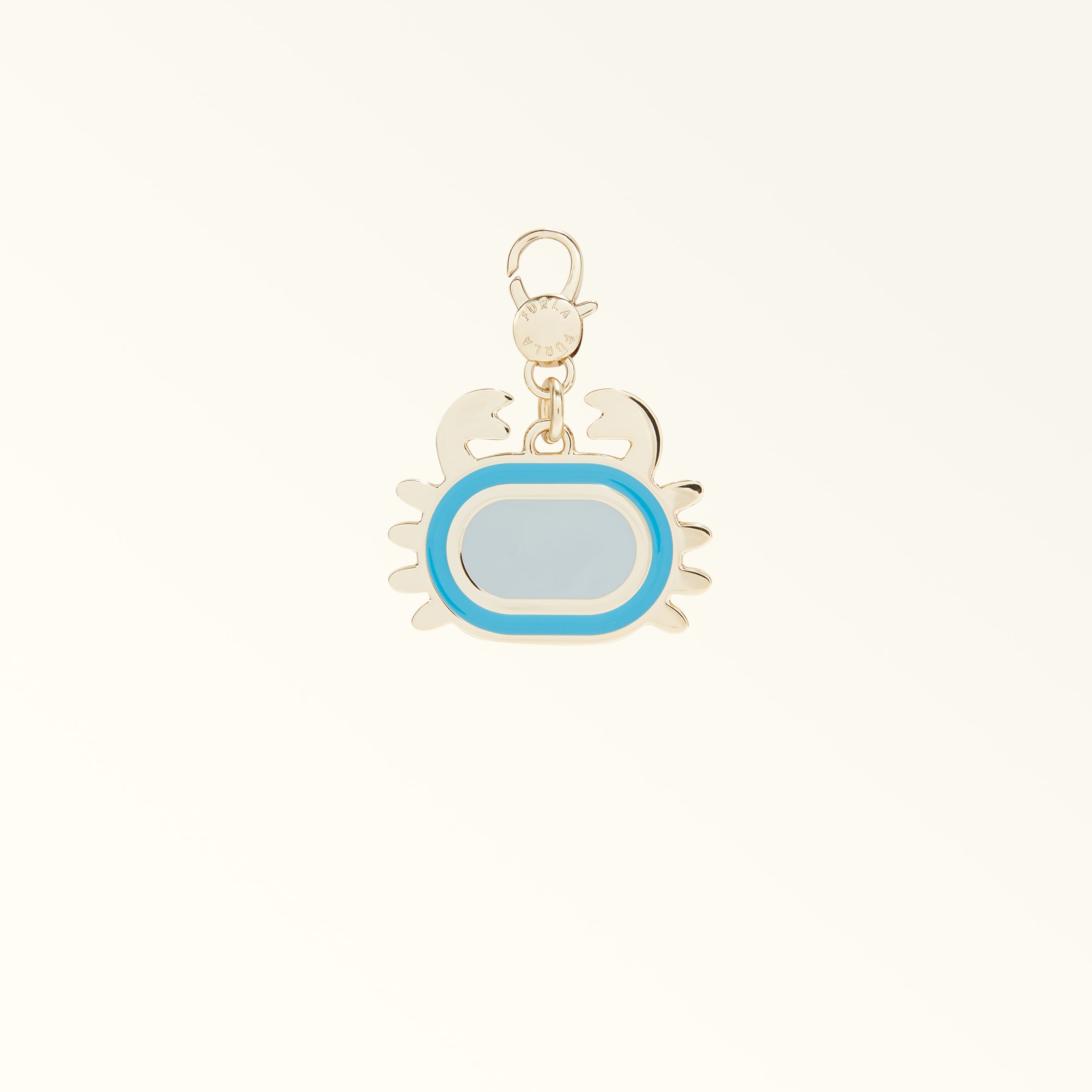 Furla Blue Hashtag Charm Ciano Metal + Enamel Woman