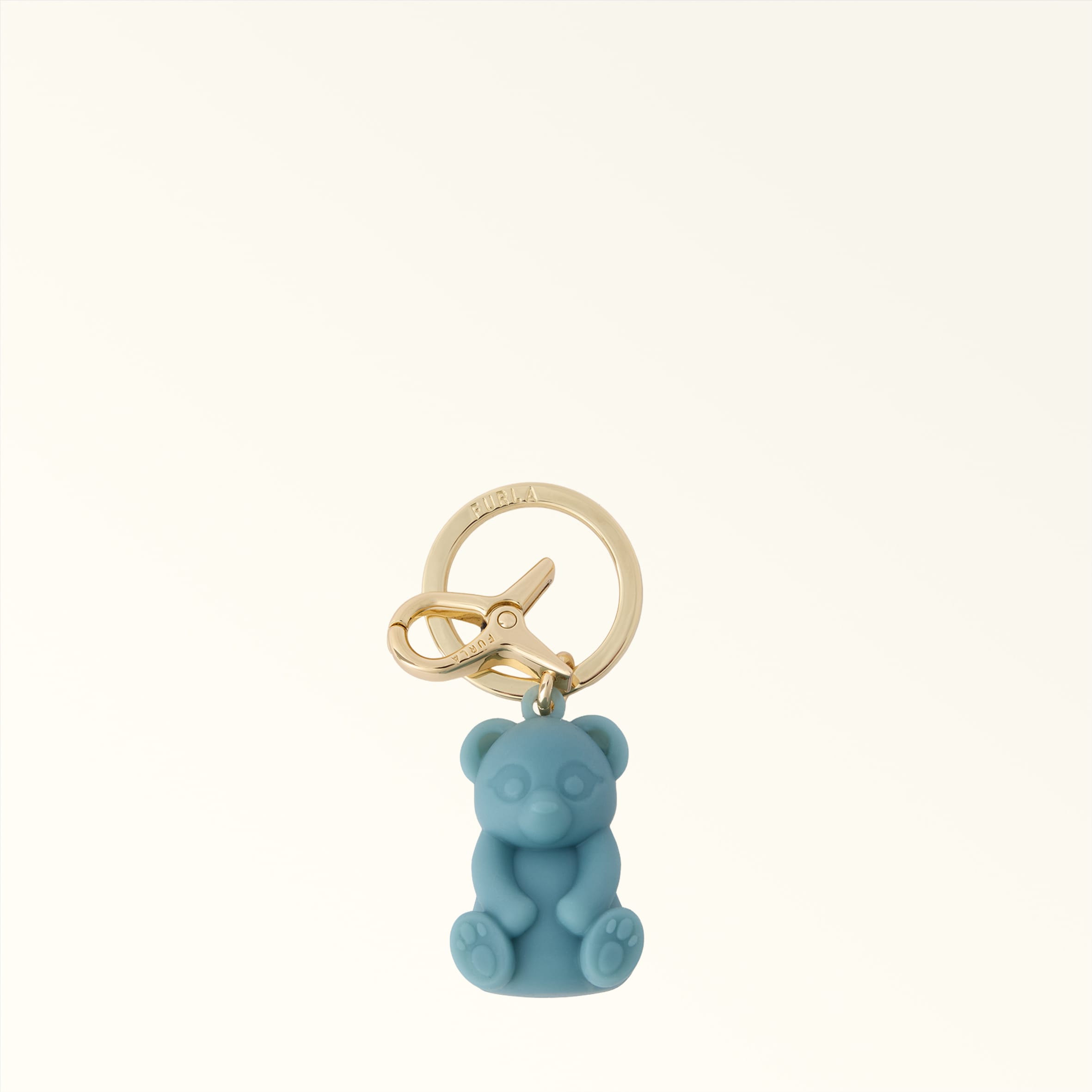 Furla Hashtag Keyring Cloud Blue Blue Pvc Woman